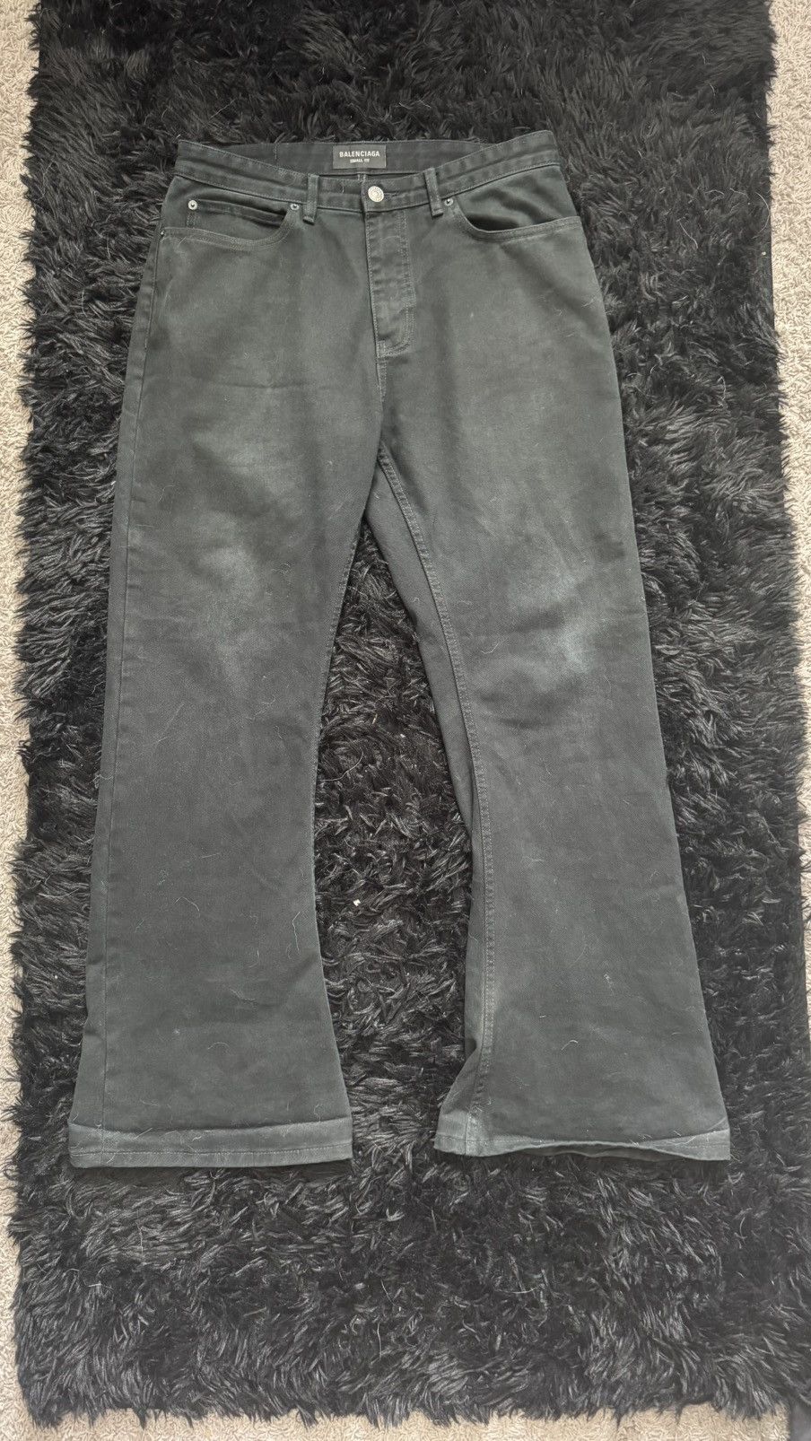 Balenciaga small fit bootcut denim