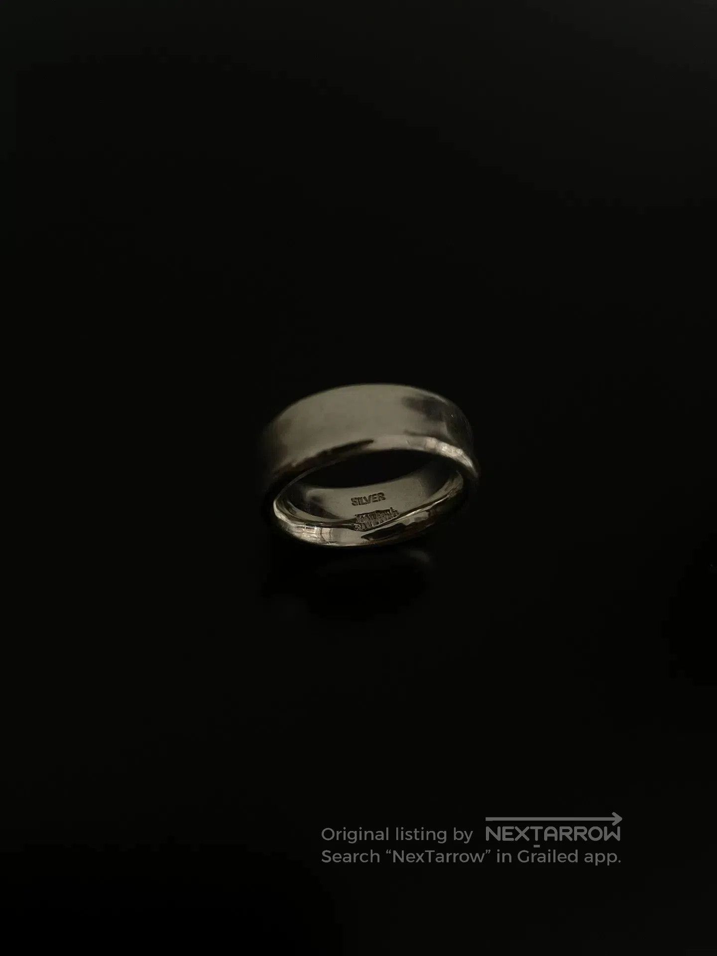 Jean Paul Gaultier Jean Paul Gaultier Minimalist Silver Ring. Size ONE SIZE - 2 Thumbnail