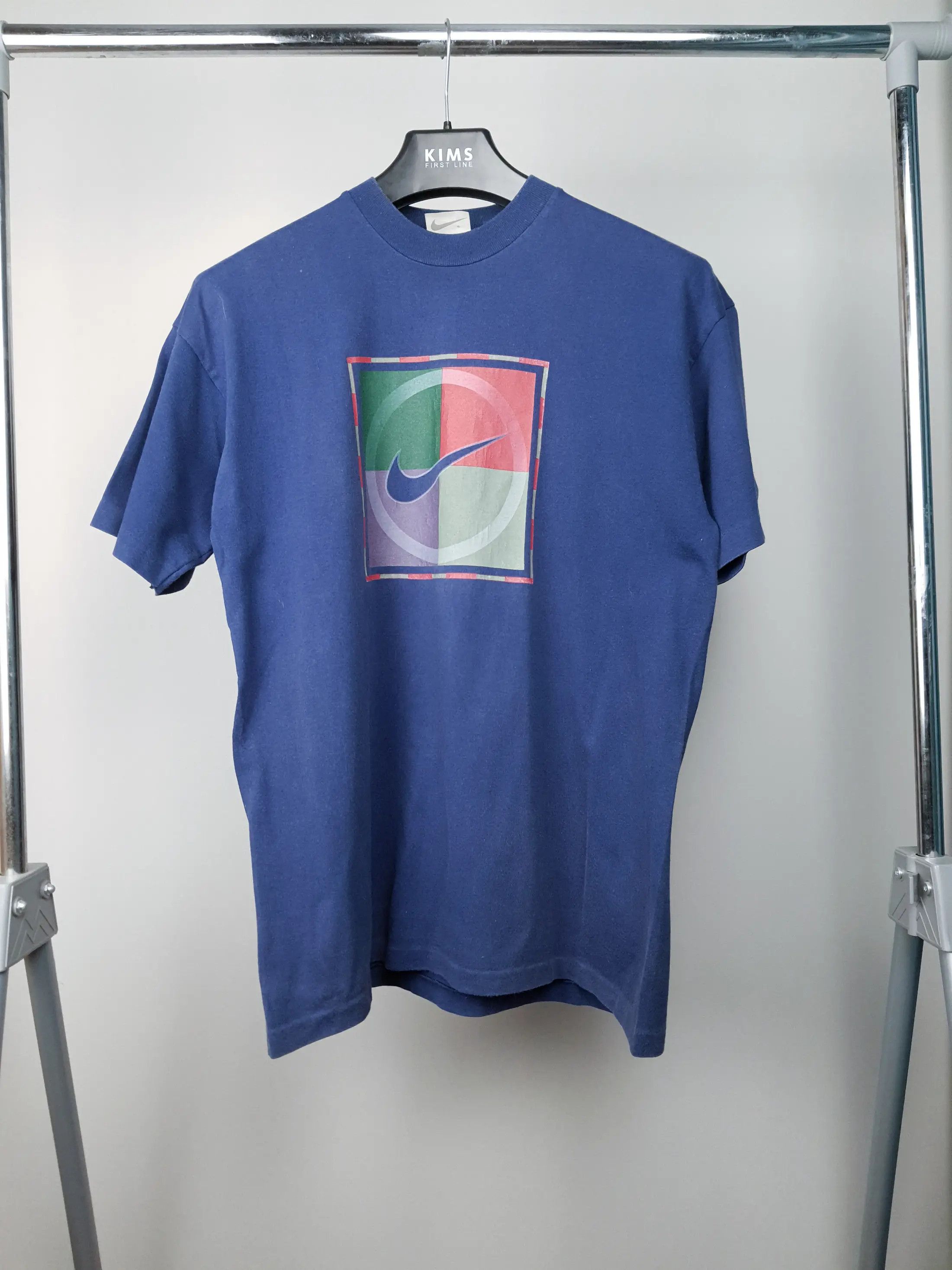 Nike GRAIL Nike TN USA Tennis Court Big Logo Blue T Shirt Size US M / EU 48-50 / 2 - 1 Thumbnail