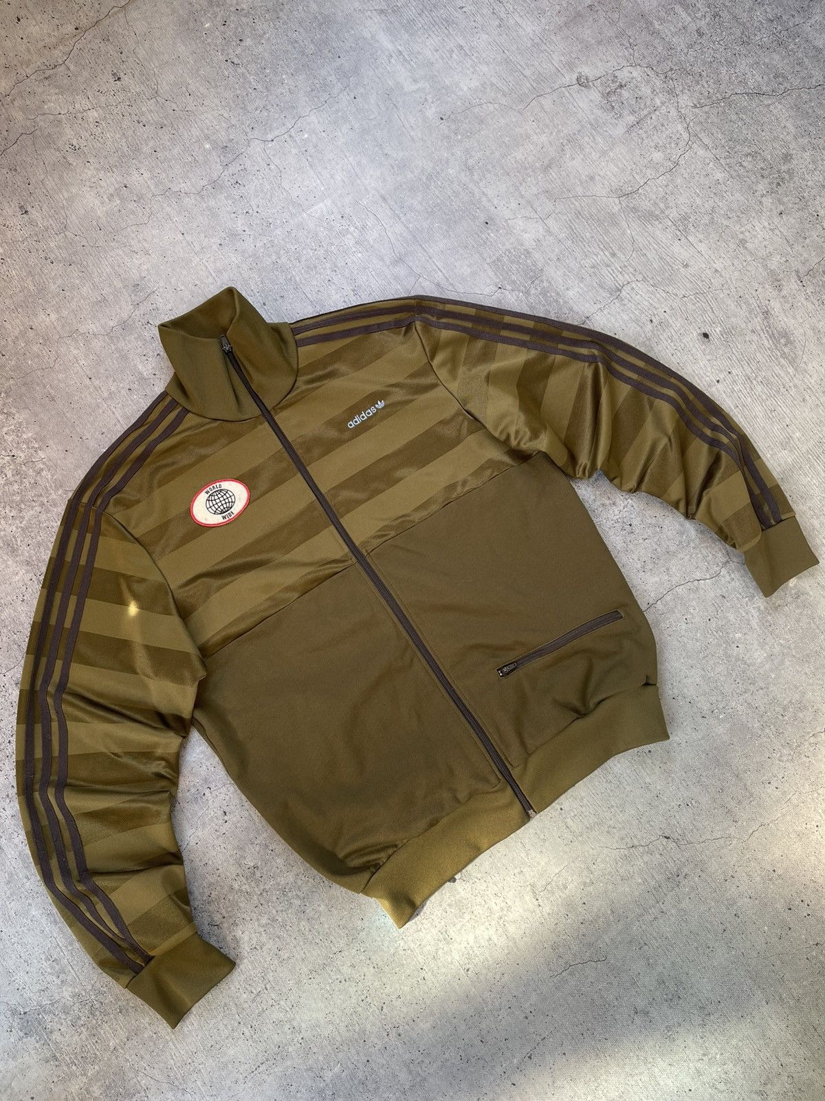 Adidas × Vintage Vintage Adidas WorldWide rare Zip Up sweatshirt Size US L / EU 52-54 / 3 - 2 Thumbnail