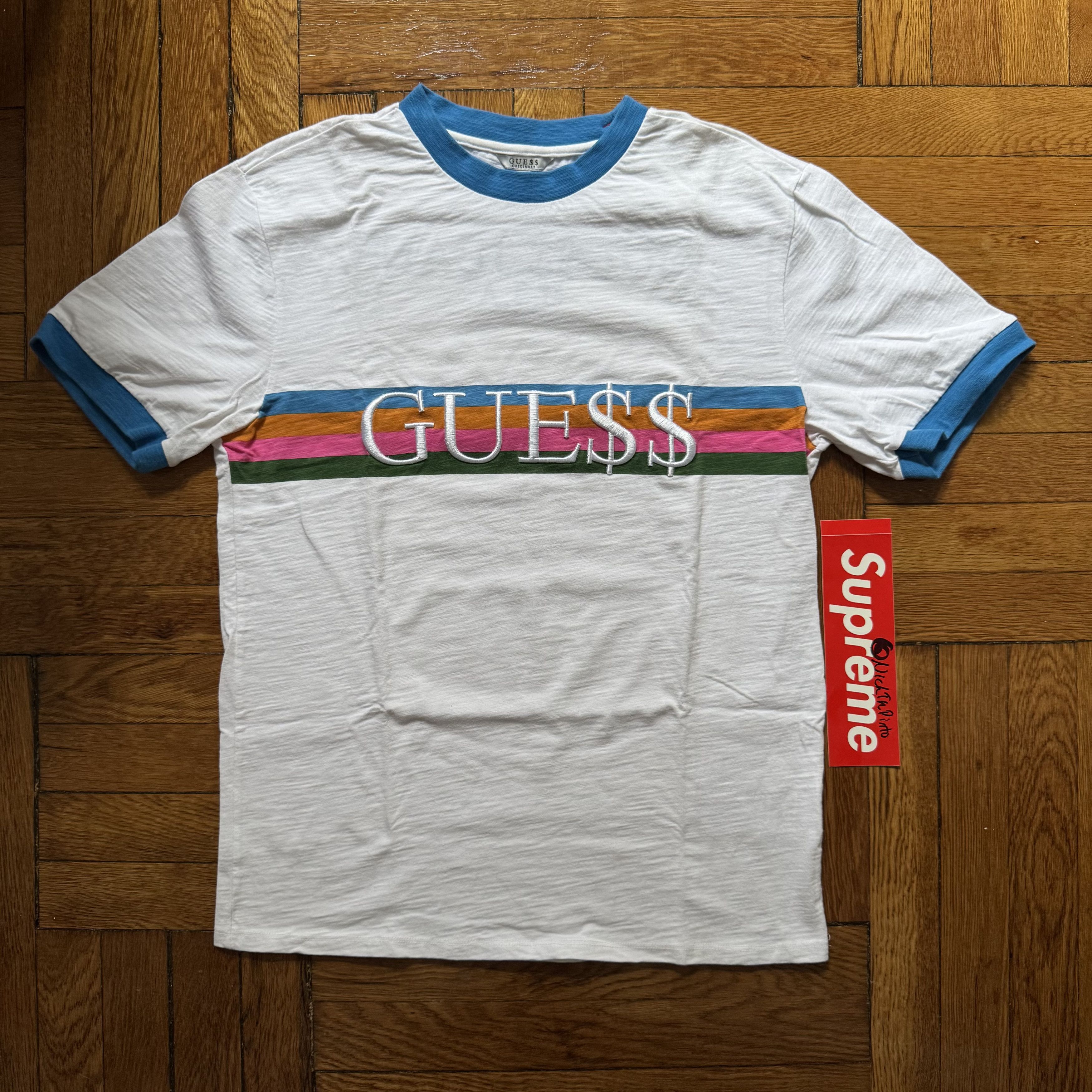 A$AP Rocky × Guess Guess Club Logo Tee (blue collar) Size US M / EU 48-50 / 2 - 1 Thumbnail