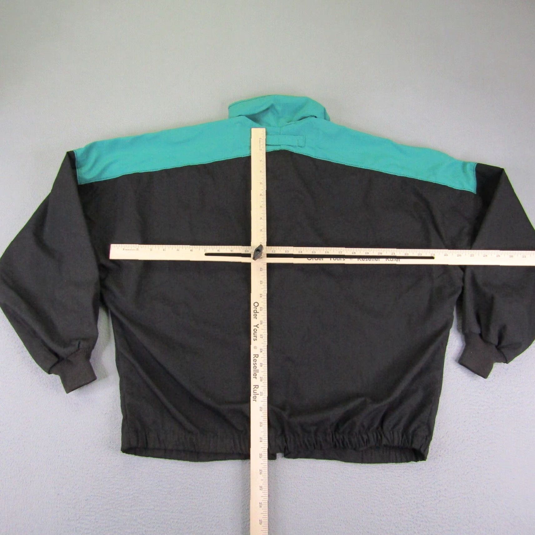 Vintage Vintage K-Products Jacket Mens Large Black Green Windbreaker Full Zip Up 90s Size US L / EU 52-54 / 3 - 4 Thumbnail