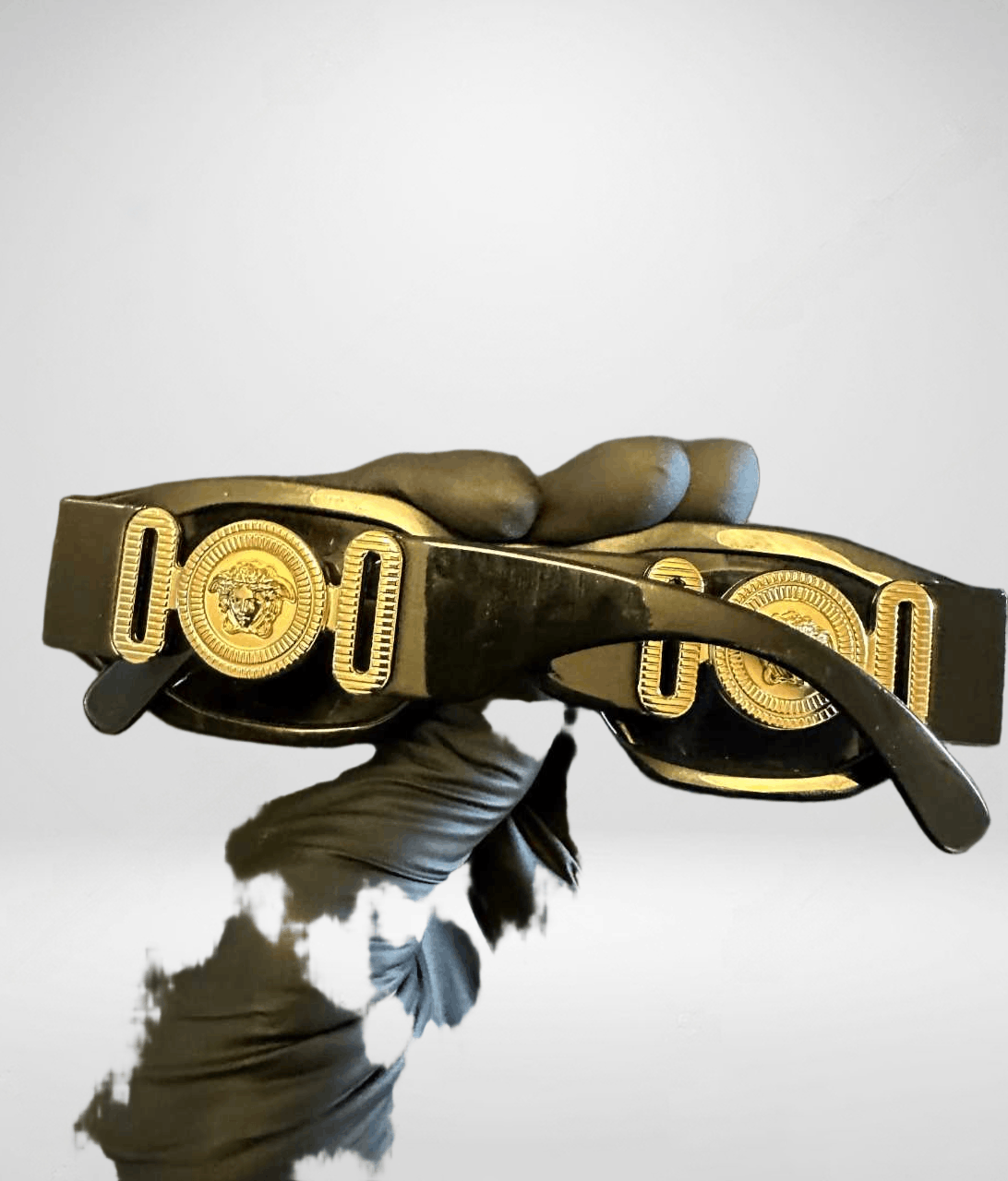 Versace Versace VE4361 Medusa Sunglasses Black/Gold – Authentic Size ONE SIZE - 6 Thumbnail