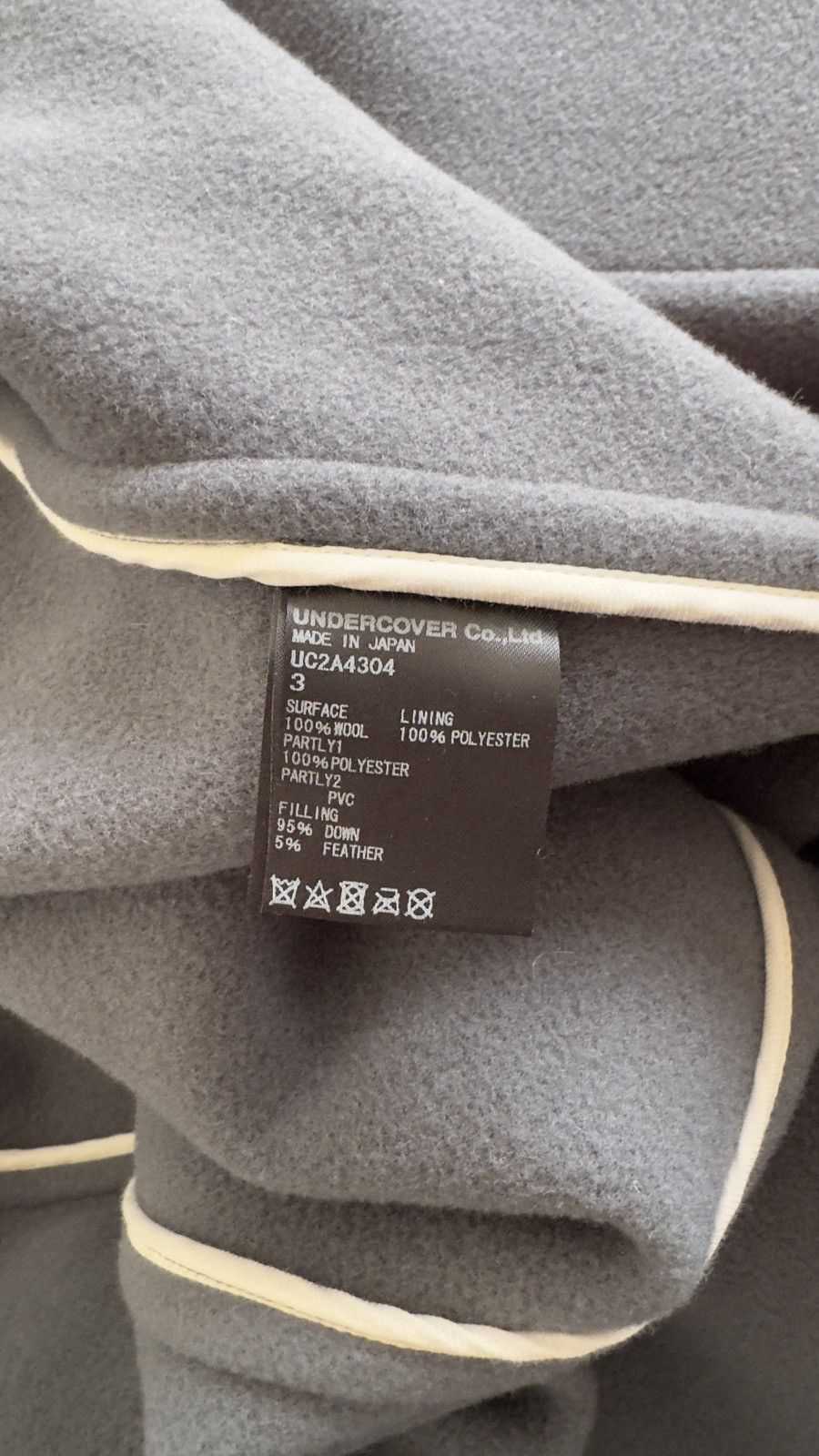 Undercover Undercover duffle coat size 3 blue/gray Size US M / EU 48-50 / 2 - 6 Thumbnail