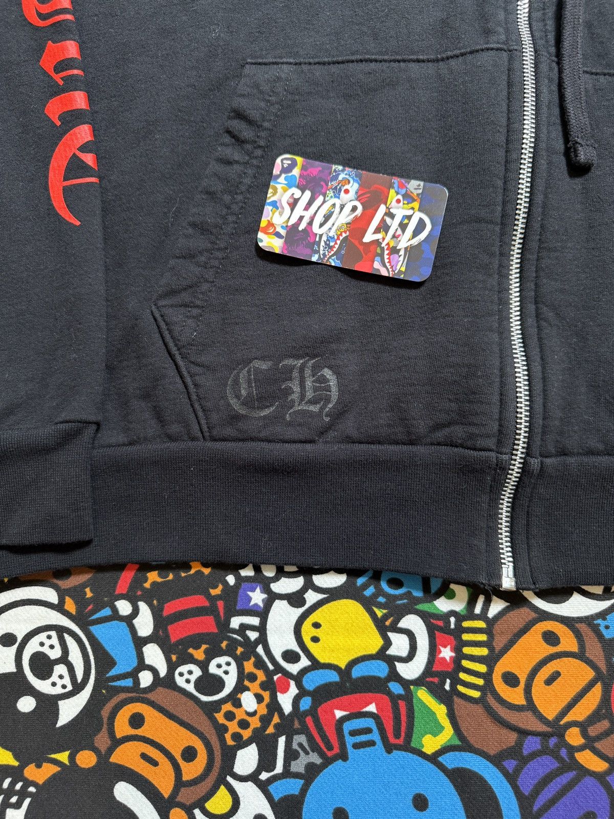 Chrome Hearts Chrome Hearts Red Cross Logo Zip Up Hoodie Size US S / EU 44-46 / 1 - 8 Thumbnail