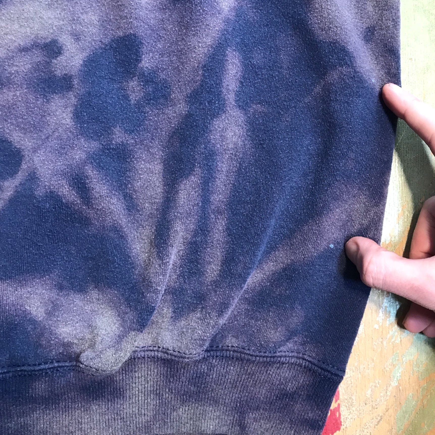 Lee VINTAGE Lee Sweatshirt Crewneck XL Blue Tie Dye Graphic West Haven Church 80s 90s Men Mens Size US XL / EU 56 / 4 - 7 Thumbnail