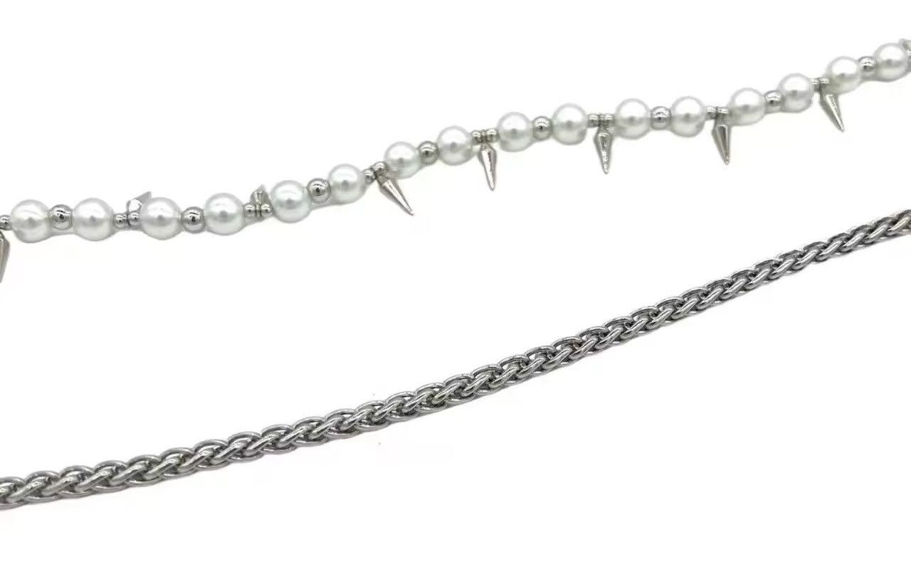 Vintage double layered beaded spikes tassel chain waist accessories Size ONE SIZE - 6 Thumbnail