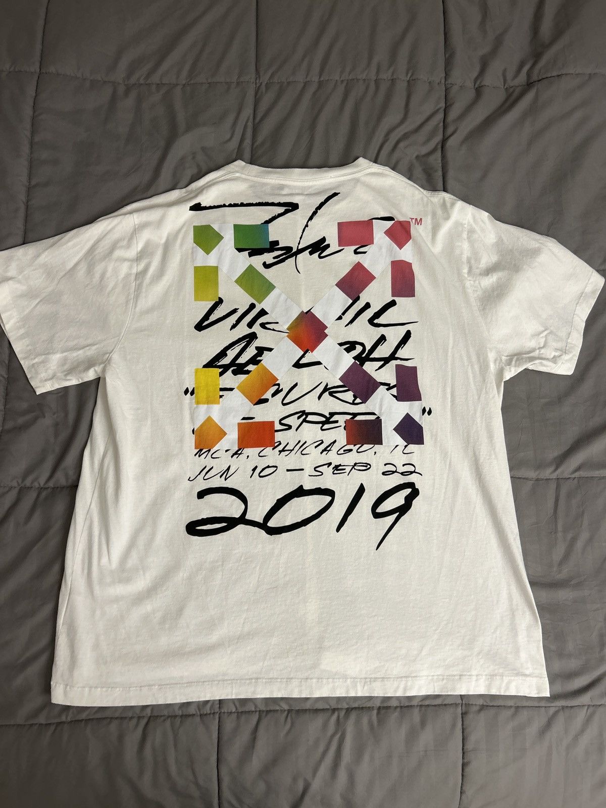 image of Off White Off-White Futura Alien 2019 Tee, Men's (Size 2XL)