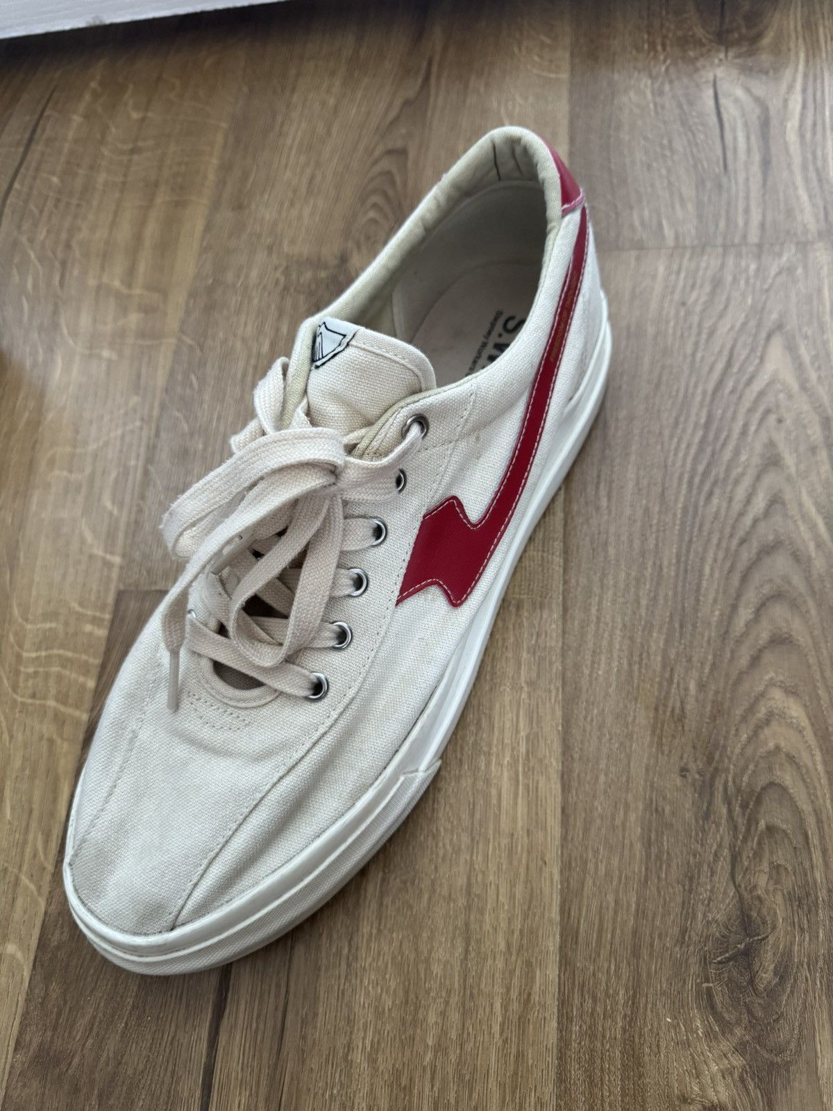 Stepney Workers Club STEPNEY WORKERS CLUB DELLOW S-STRIKE CUP CANVAS SNEAKER Size US 11.5 / EU 44-45 - 5 Thumbnail