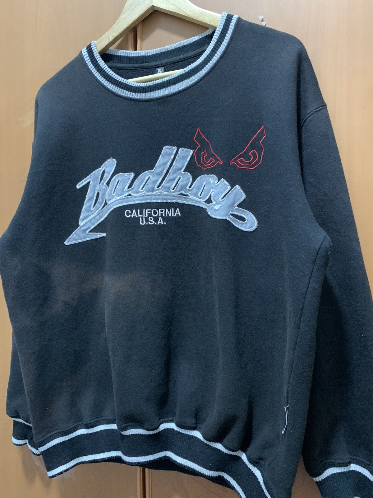 Japanese Brand 🔥🔥 vintage Bad Boy California U.S.A. faded sweatshirt Size US L / EU 52-54 / 3 - 2 Thumbnail