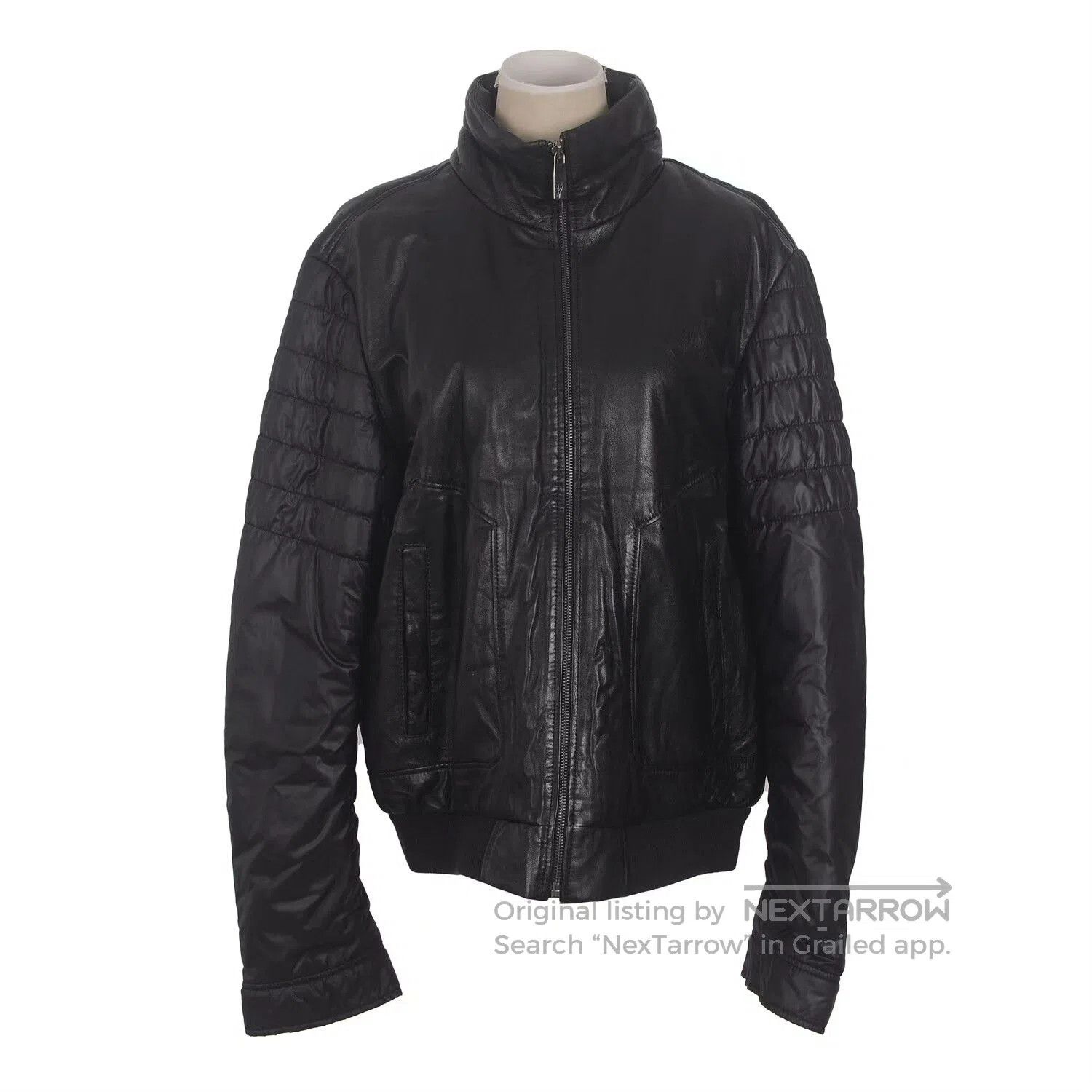 Versace Versace Men's Leather Jacket. Size US L / EU 52-54 / 3 - 1 Thumbnail