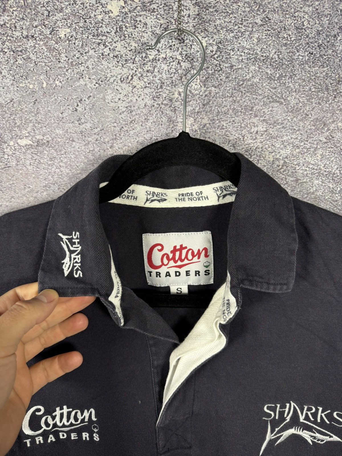Cotton Traders × Vintage Vintage Sale Sharks Rugby Jersey Large Cotton Traders 2004 Size US S / EU 44-46 / 1 - 6 Thumbnail