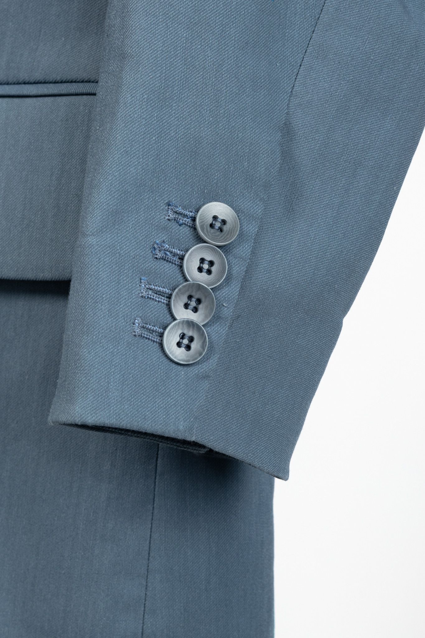 Tibi Tibi Liam Blue Grey Fluid Suiting Oversized Blazer Size XS / US 0-2 / IT 36-38 - 7 Thumbnail