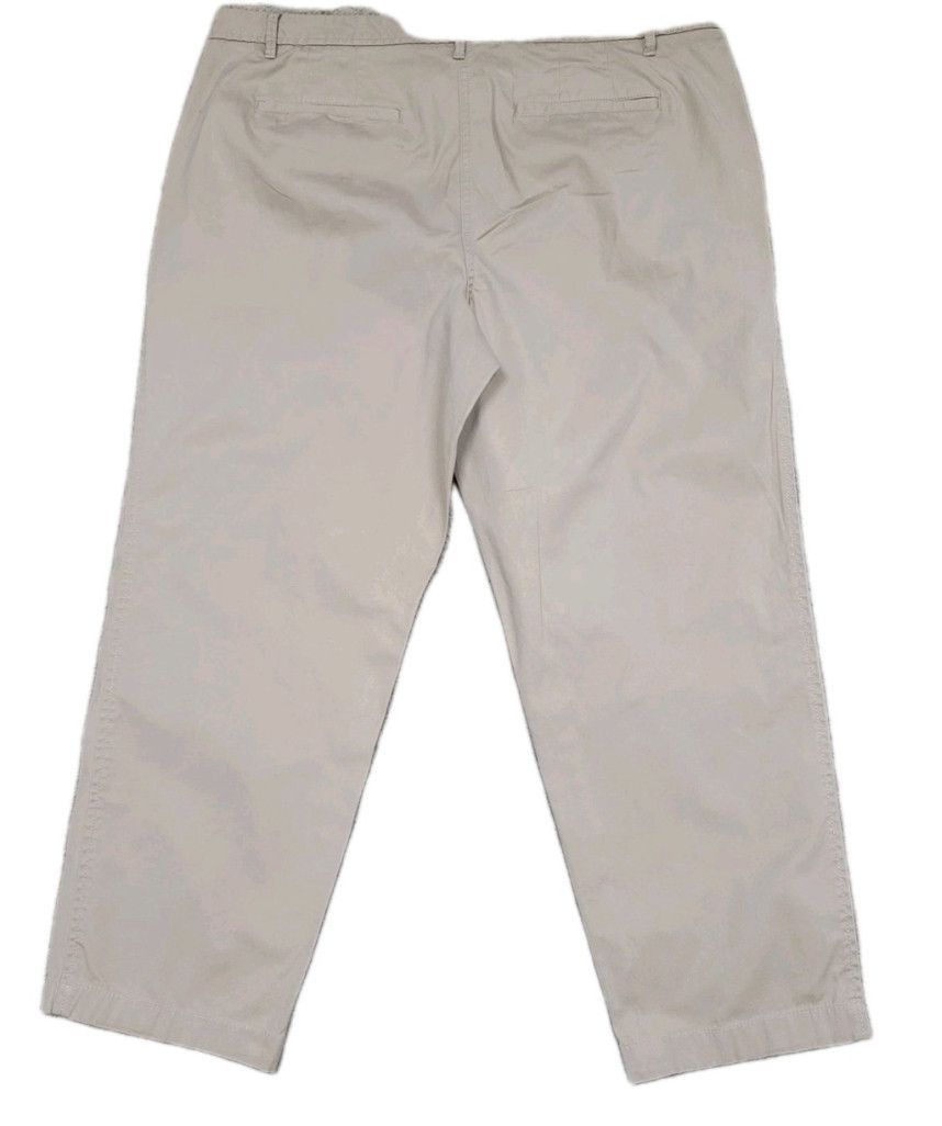 Talbots Talbots Relaxed Chino Women's 16 Cotton Waist 38" Inseam 27" Size 38" / US 16 / IT 52 - 6 Thumbnail