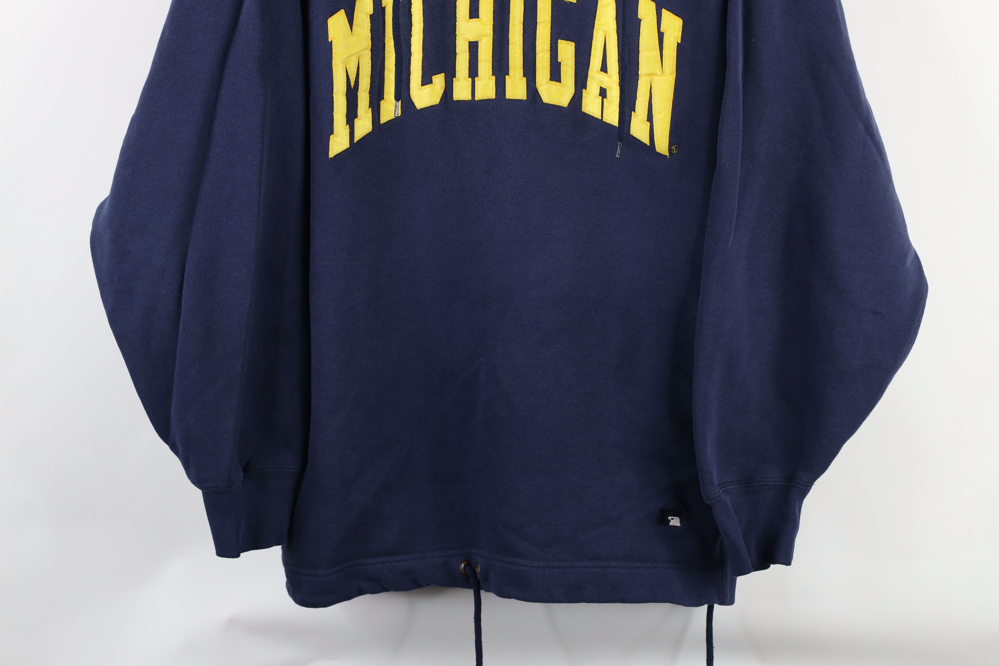 Russell Athletic × Vintage Vintage 90s Russell Athletic University of Michigan Hoodie Size US M / EU 48-50 / 2 - 3 Thumbnail