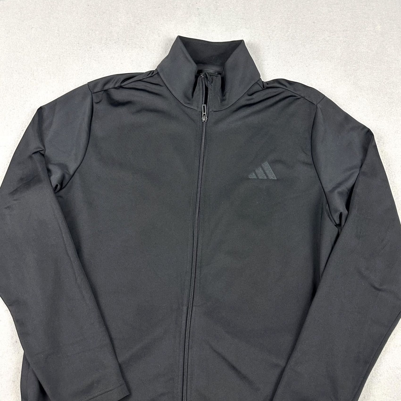Adidas Adidas Track Jacket Men Large Black Full Zip Lightweight Training Pockets L Size US L / EU 52-54 / 3 - 4 Thumbnail