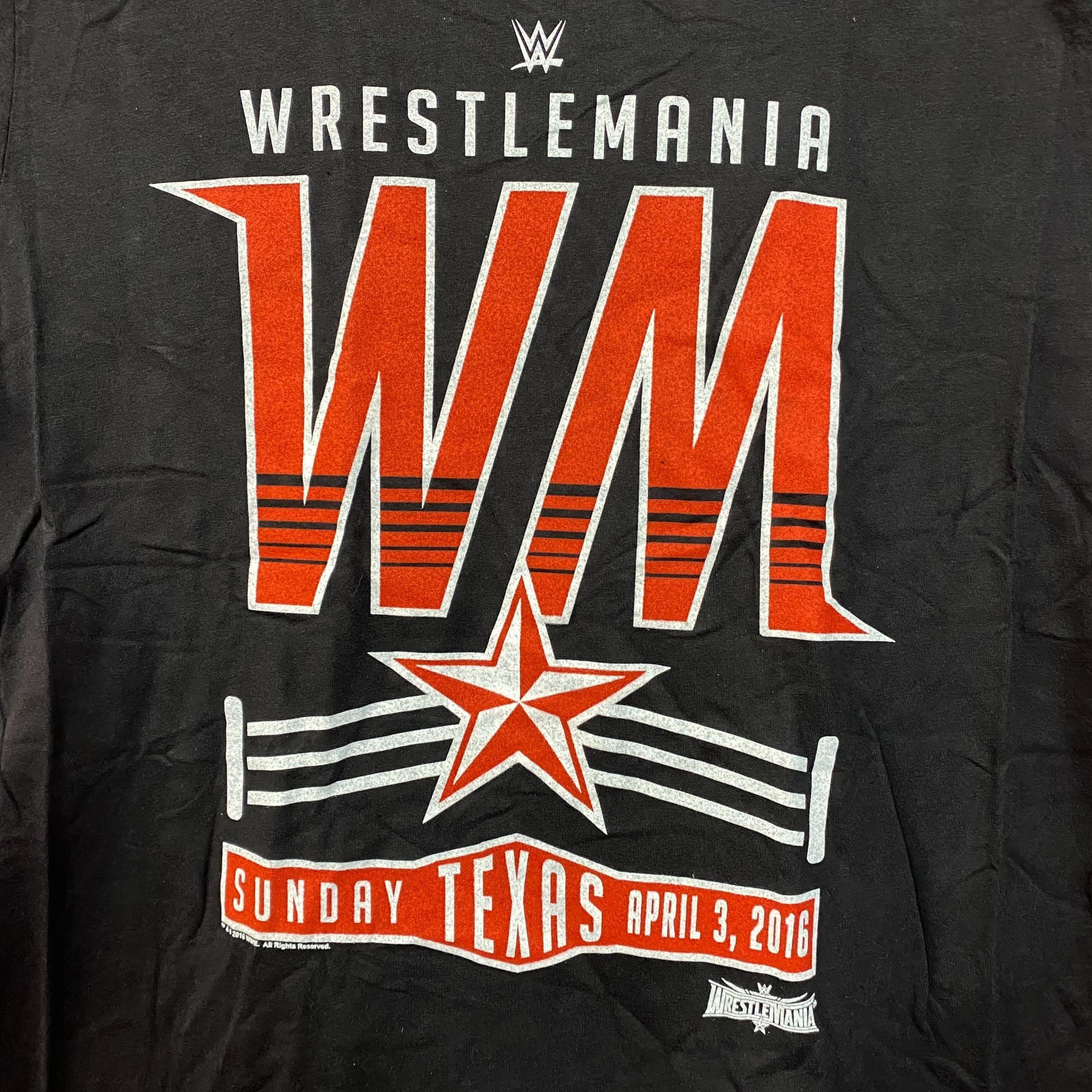 WWE WWE WrestleMania 32 Texas T-Shirt Medium Size US M / EU 48-50 / 2 - 2 Thumbnail