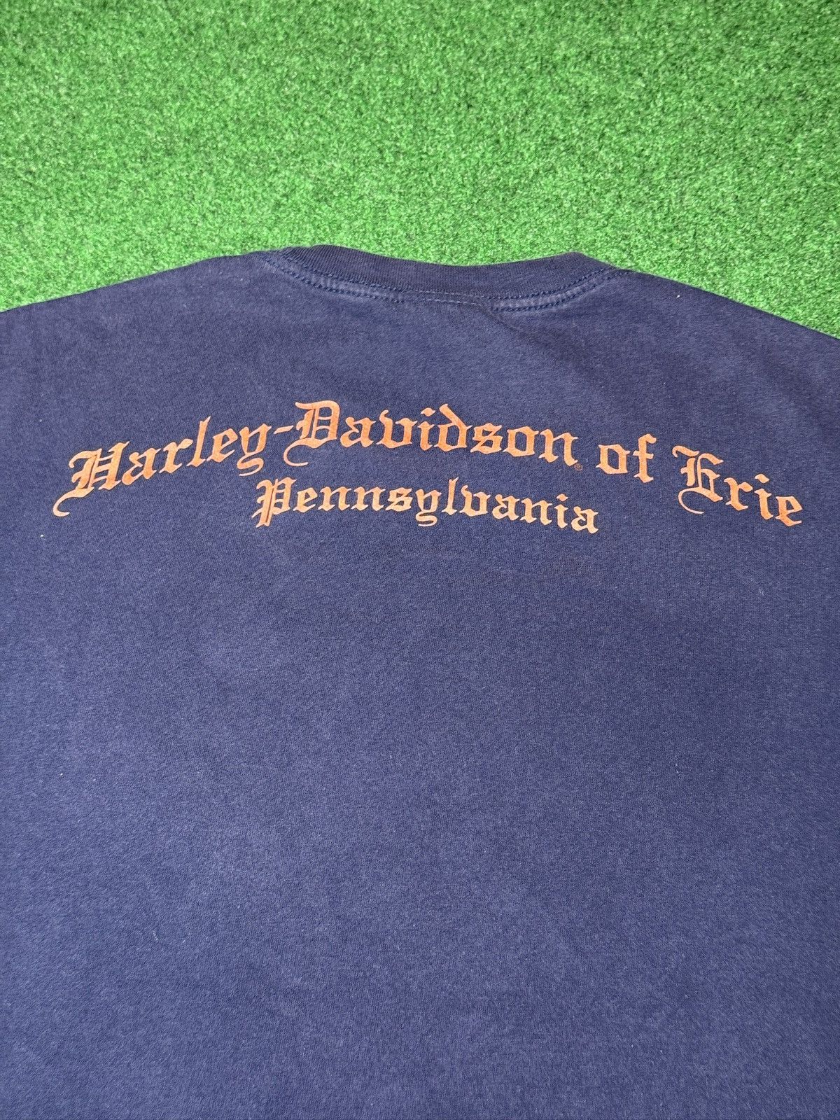 Harley Davidson Y2K Harley Davidson Eagle Lightning Grunge Biker T Shirt Size US L / EU 52-54 / 3 - 4 Thumbnail