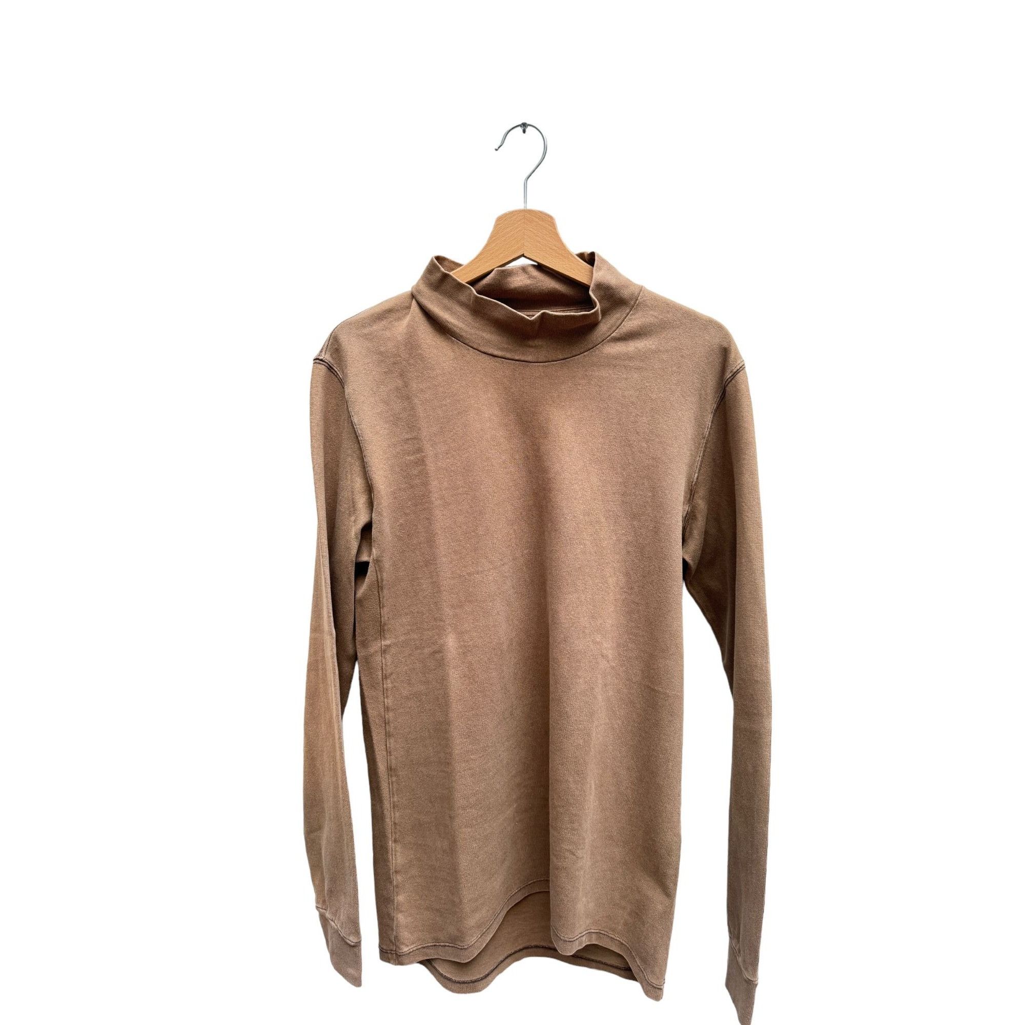 image of Maison Margiela Fw 2004 Beige Cotton Mockneck, Men's (Size Medium)