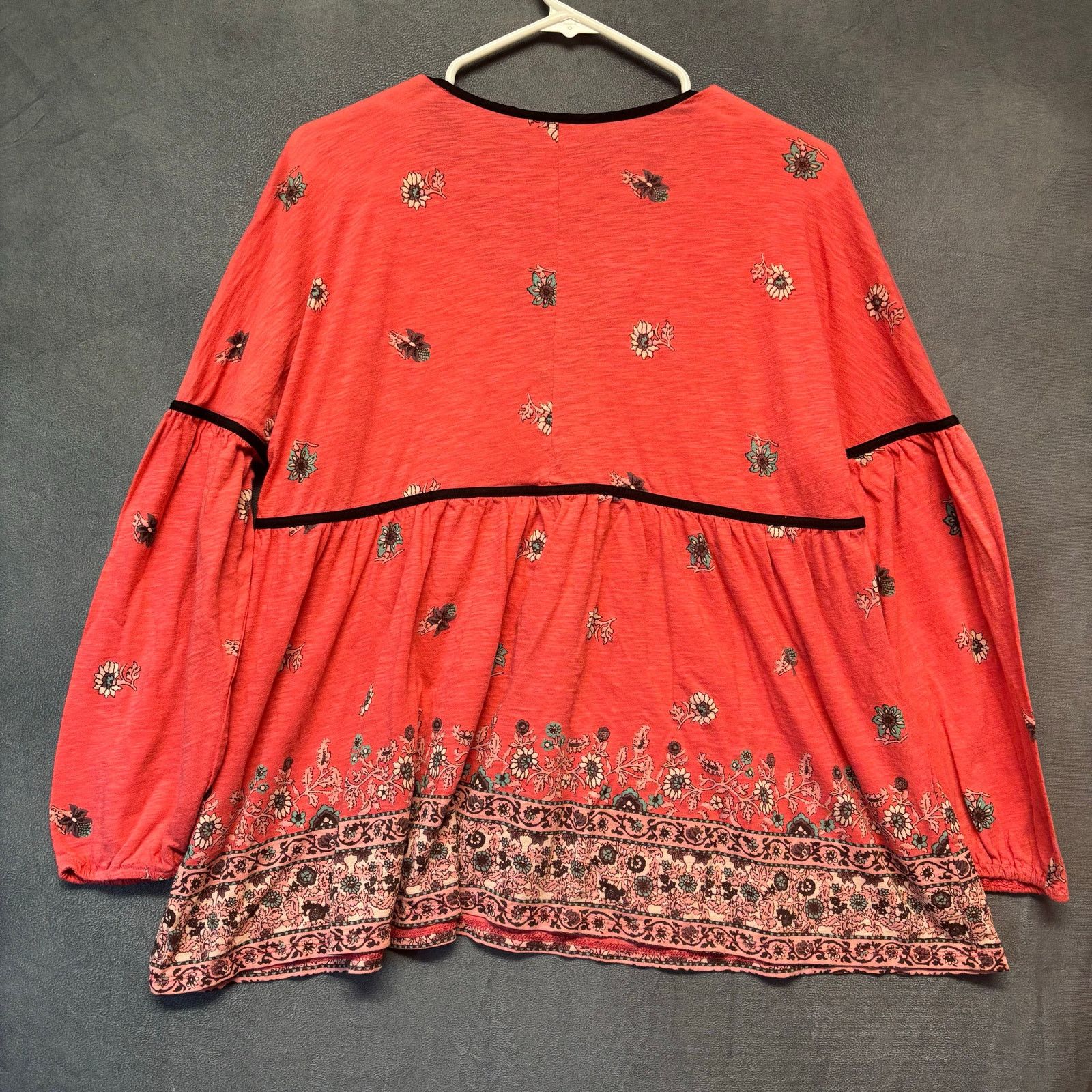 Lucky Brand Lucky Brand Babydoll Blouse Boho Hippy Peasant Cottage Fairy Size L / US 10 / IT 46 - 5 Thumbnail