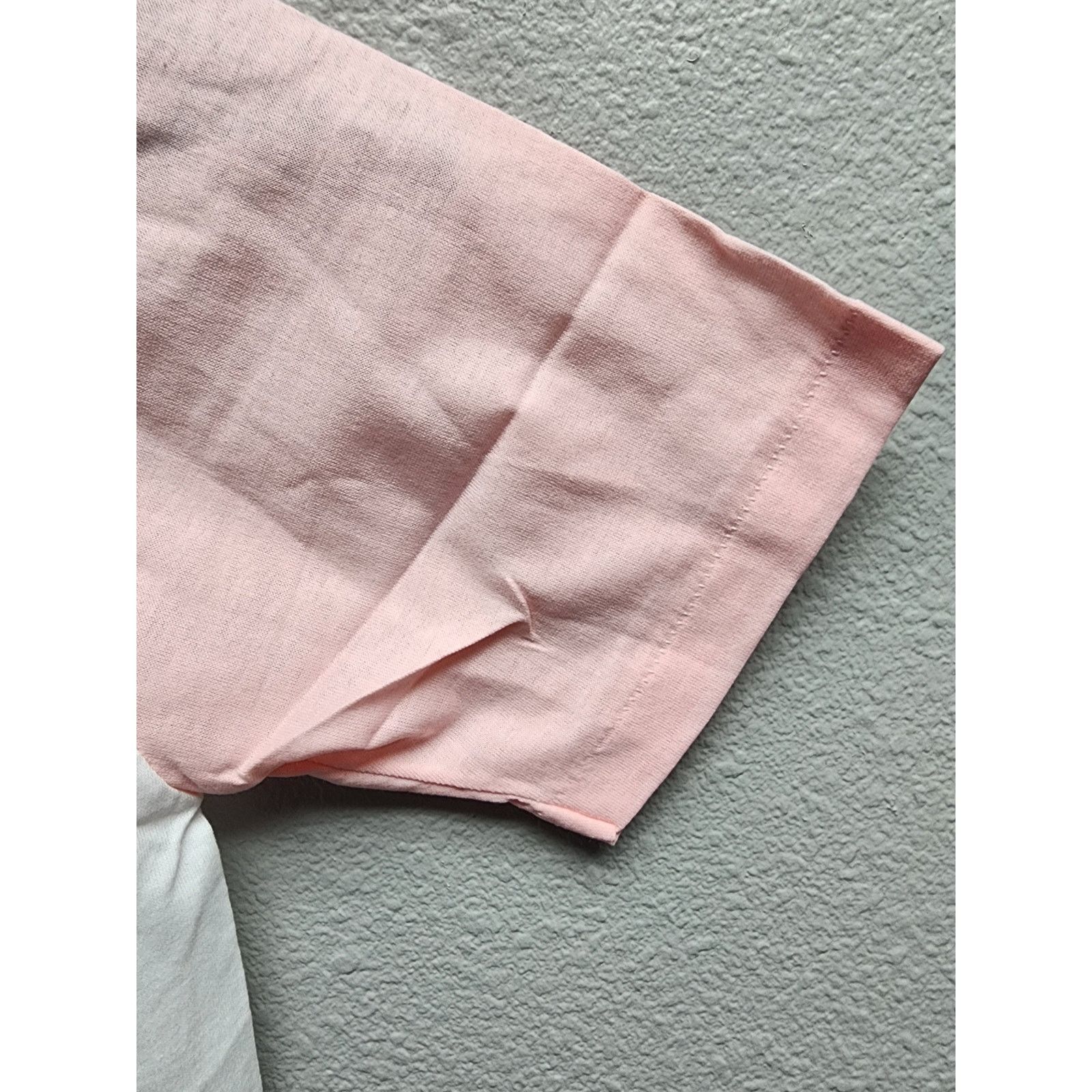 Other 80s Vintage Pink White Cropped Tee Sportswear Made in USA S Size S / US 4 / IT 40 - 3 Thumbnail