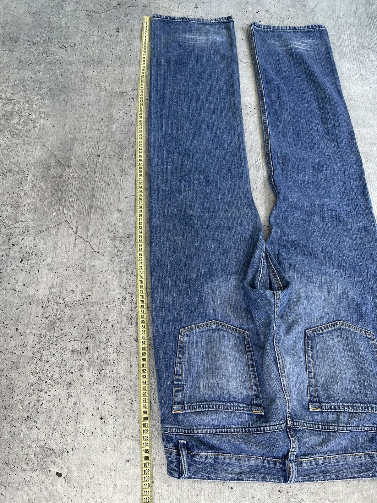 Diesel Vintage Diesel Jeans Distressed Faded Flared Wide Baggy Y2K Size US 33 - 5 Thumbnail