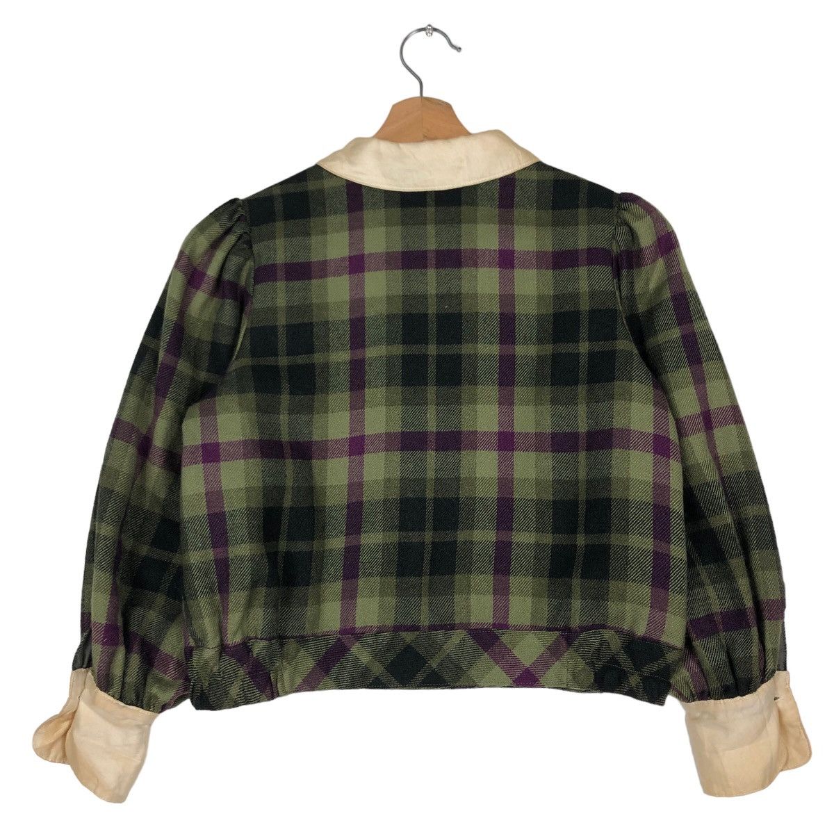 Vintage 🔥Vintage Cropped Jacket Yves Saint Laurent Enfants Size US S / EU 44-46 / 1 - 8 Thumbnail
