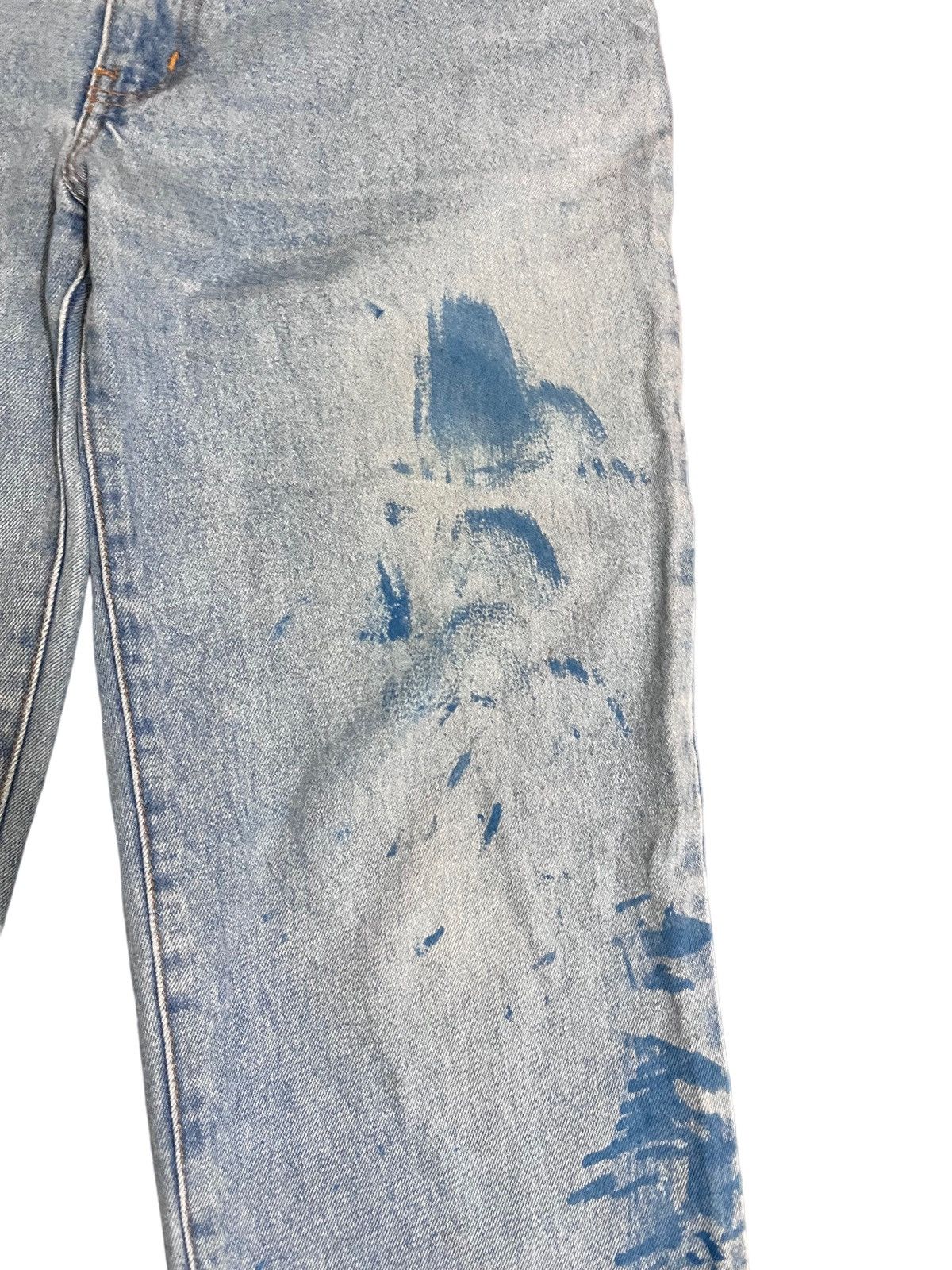 Uniqlo Vintage 90’s Uniqlo Paintbrush Art Style Jeans Size US 31 - 6 Thumbnail