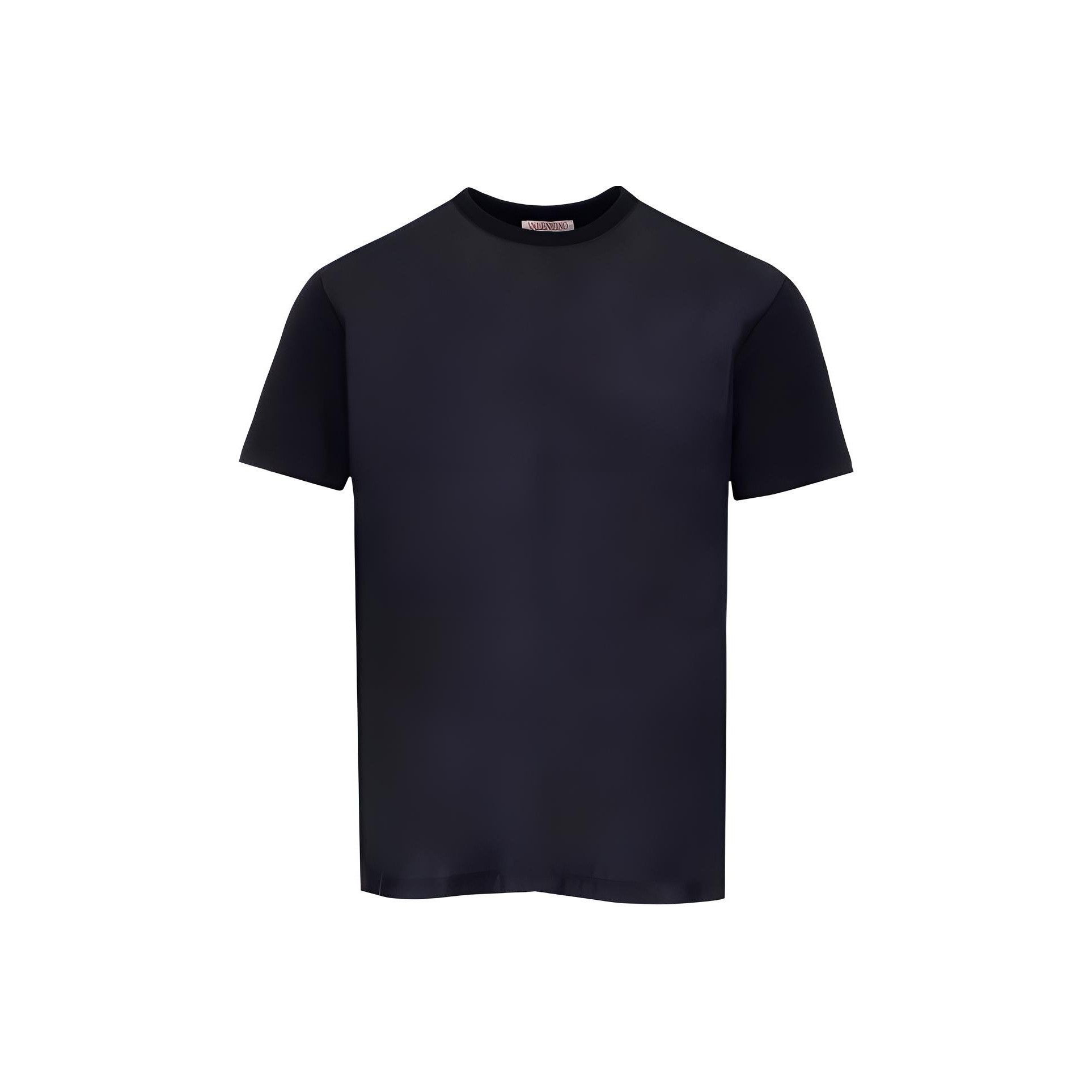 Valentino Valentino Black Cotton Blend T-Shirt Size M Size US M / EU 48-50 / 2 - 1 Thumbnail