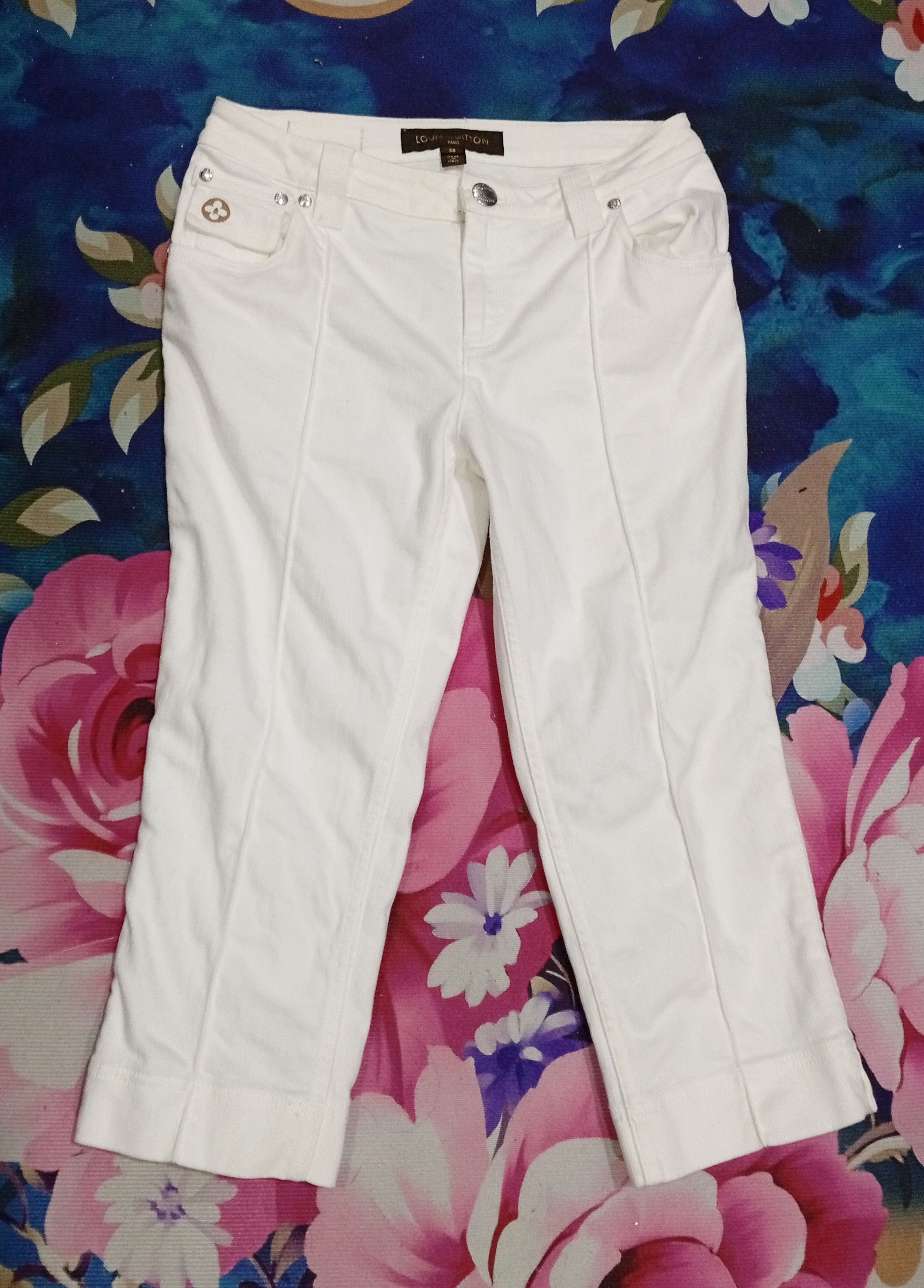 Louis Vuitton Louis Vuitton crop pants Size 28" / US 6 / IT 42 - 1 Thumbnail