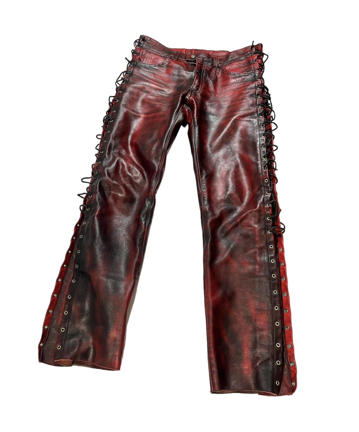 Genuine Leather × Japanese Brand Stunning Bok Brothers Artisanal 1 of 1 pants Size US 36 / EU 52 - 1 Thumbnail