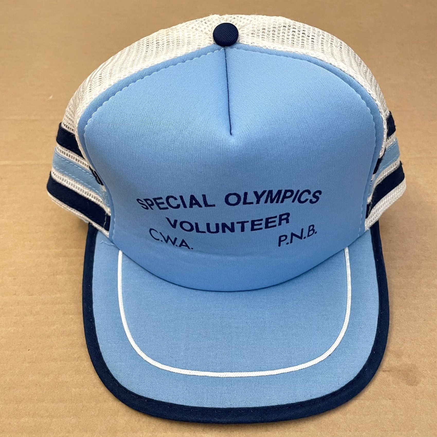 Vintage VINTAGE Special Olympics Hat Cap Snapback Blue Washington Adjustable 80s 90s Mens Size ONE SIZE - 4 Thumbnail