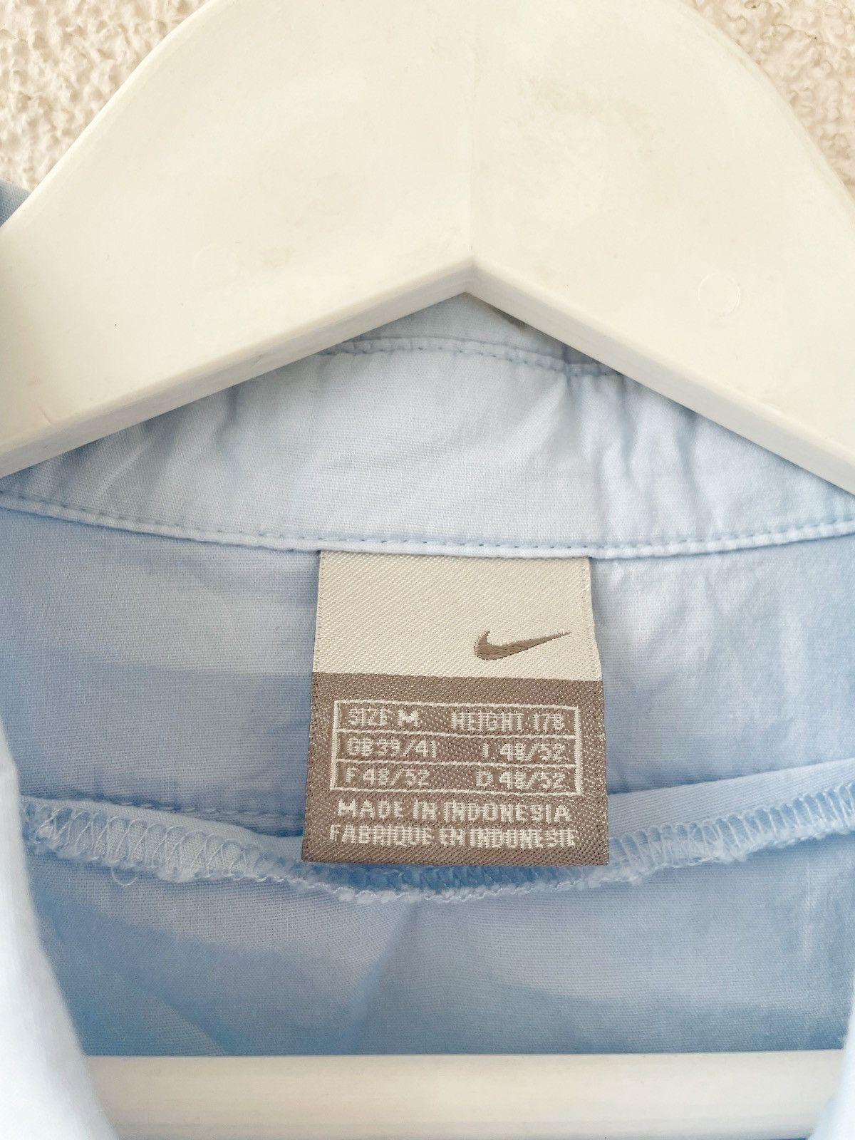 Nike Nike Short Sleeve Shirt Men Sky Blue Color Small Logo Size M Size US M / EU 48-50 / 2 - 6 Thumbnail