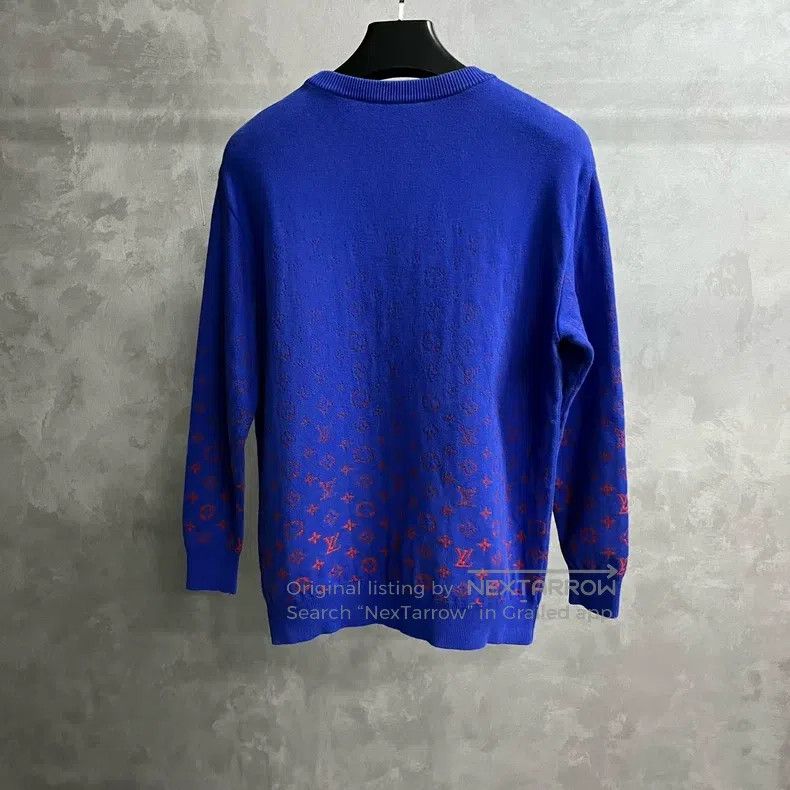 Louis Vuitton Louis Vuitton Blue Accent Crew Neck Loose Pullover Long Sl Size US S / EU 44-46 / 1 - 5 Thumbnail