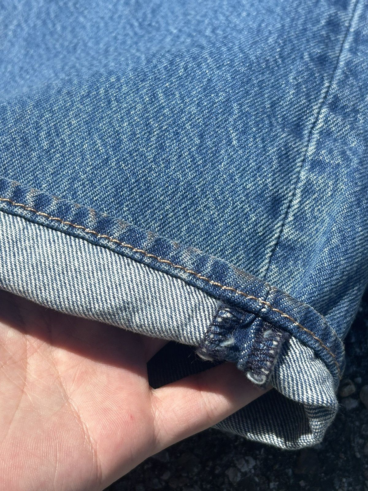 Levi's Levi’s Blue Distressed 501’s Size US 34 / EU 50 - 8 Thumbnail