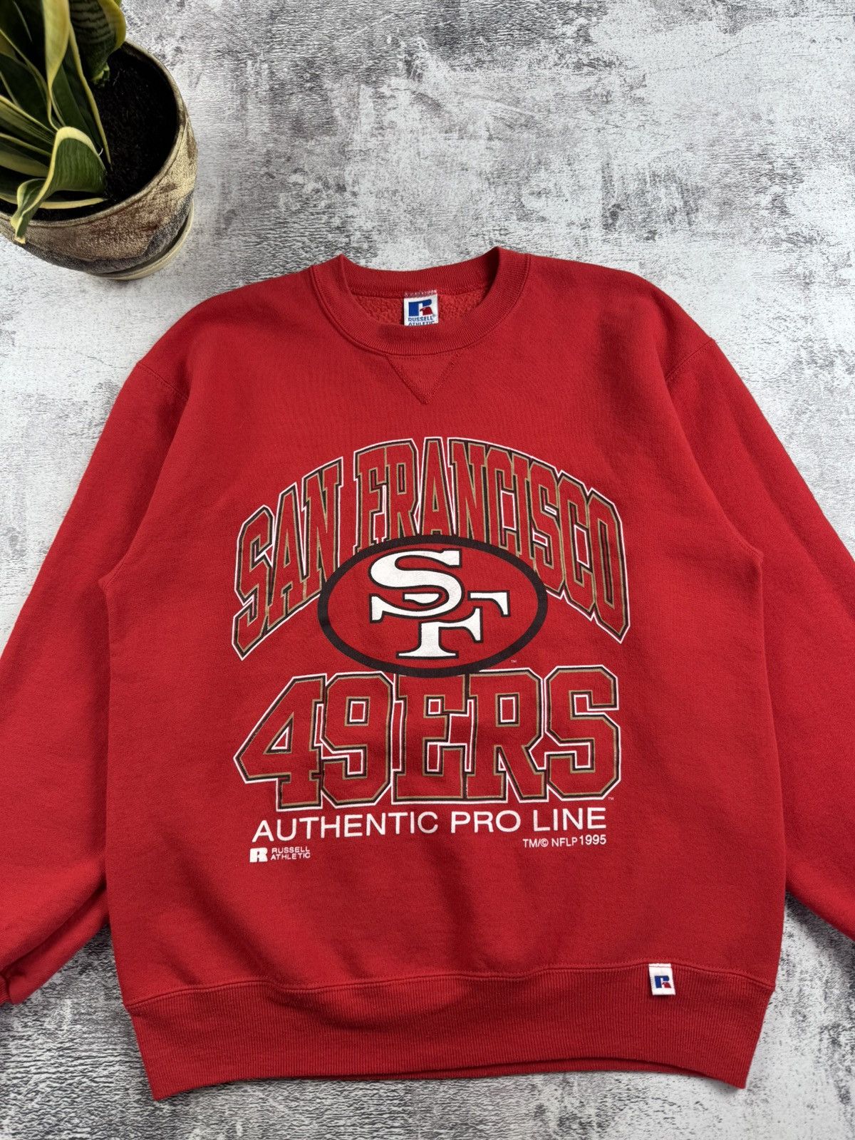 NFL Vintage San Francisco 1995 Basketball Sweatshirt Pullover Size US M / EU 48-50 / 2 - 7 Thumbnail