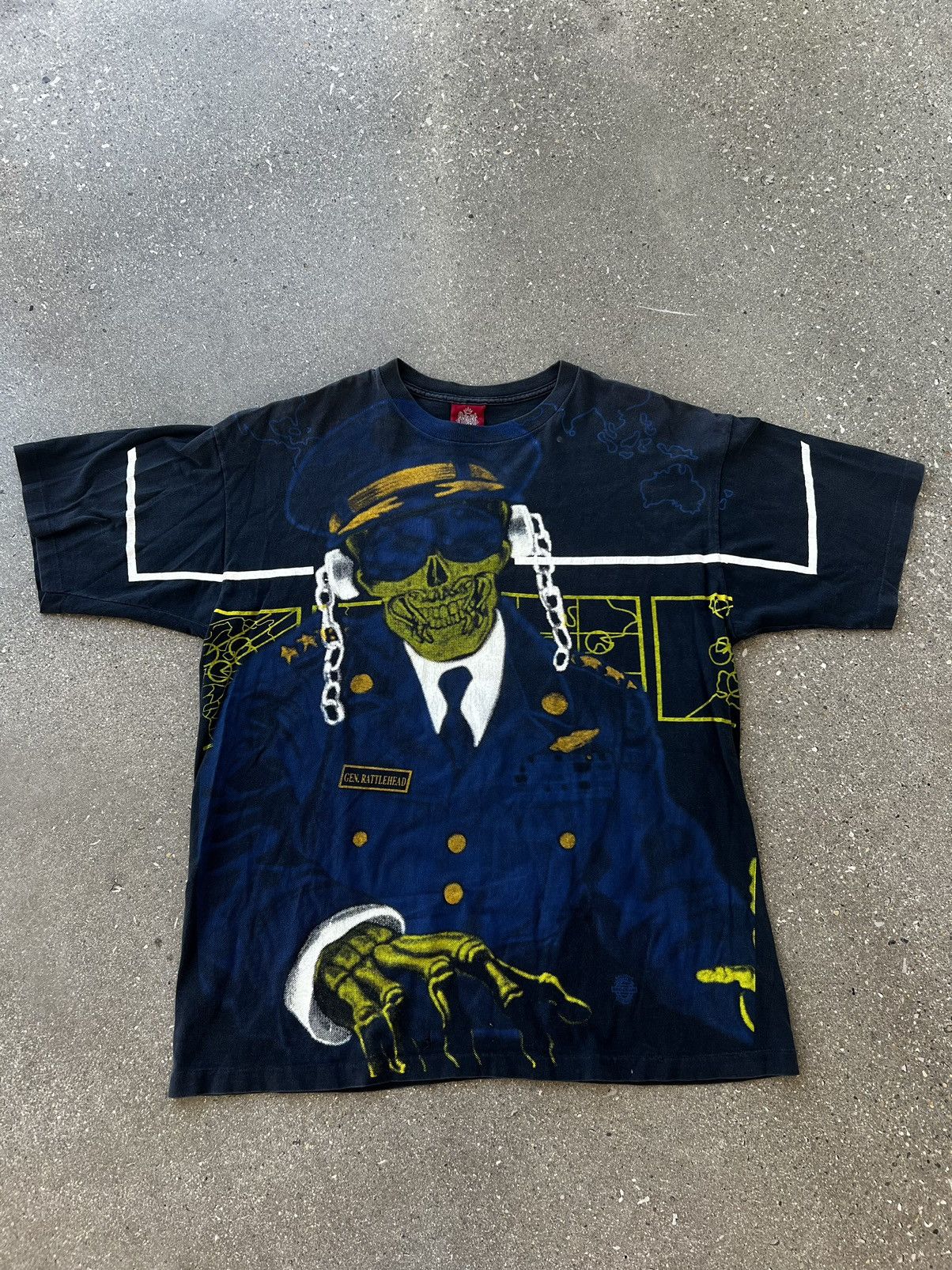 Band Tees Vintage Megadeth General Rattlehead all over print tee Size US XL / EU 56 / 4 - 1 Thumbnail