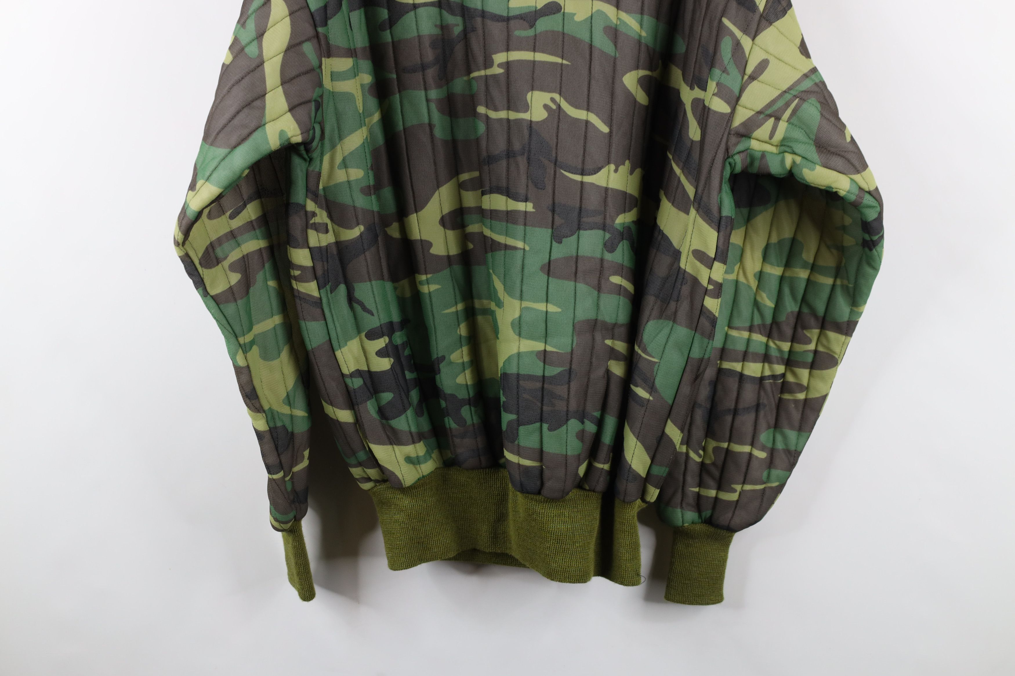 Vintage Vintage 70s Streetwear Thermal Camouflage Sweatshirt USA Size US XXL / EU 58 / 5 - 11 Thumbnail