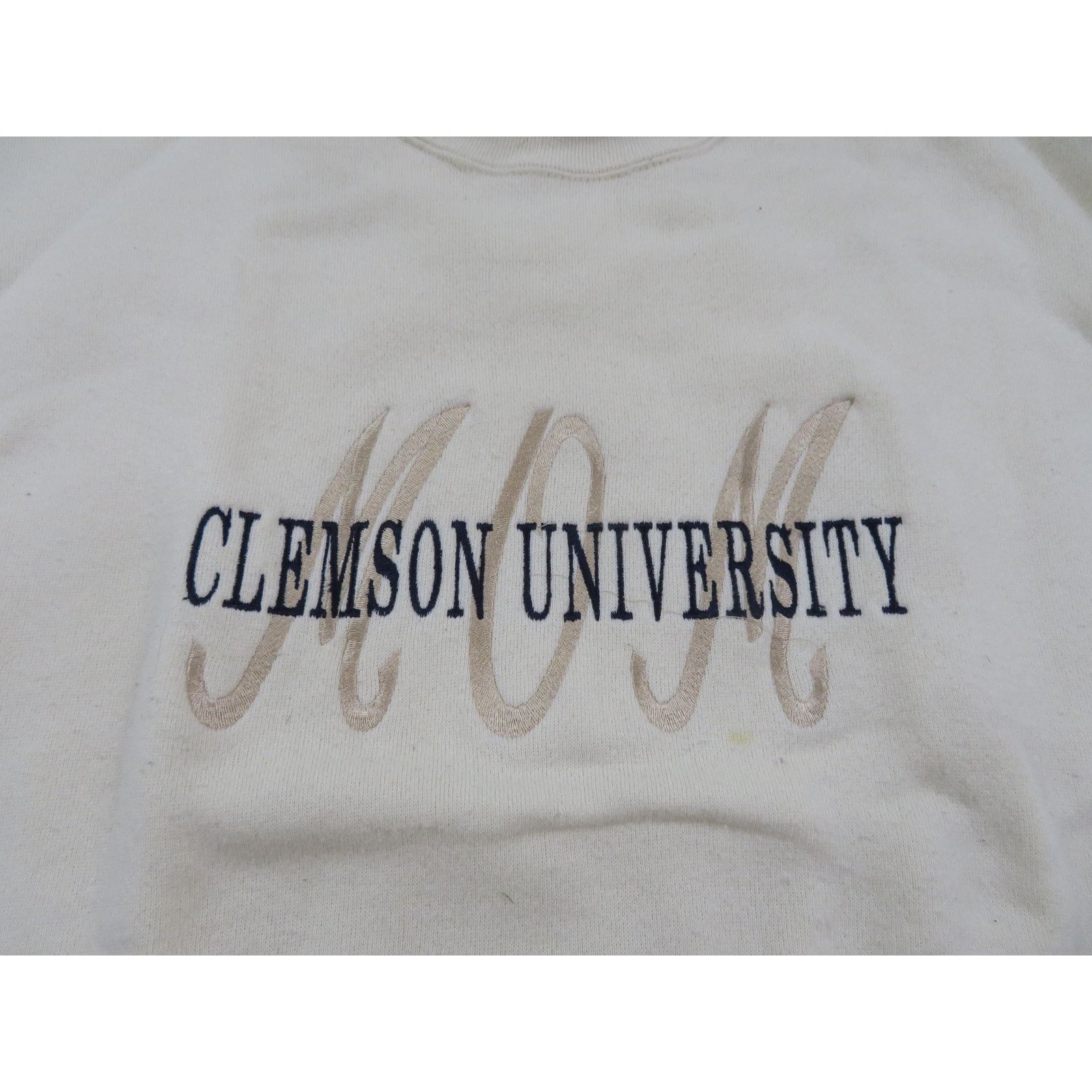 Other Clemson University Mom Sweatshirt Ivory Color Sz M 1990s Size M / US 6-8 / IT 42-44 - 2 Thumbnail