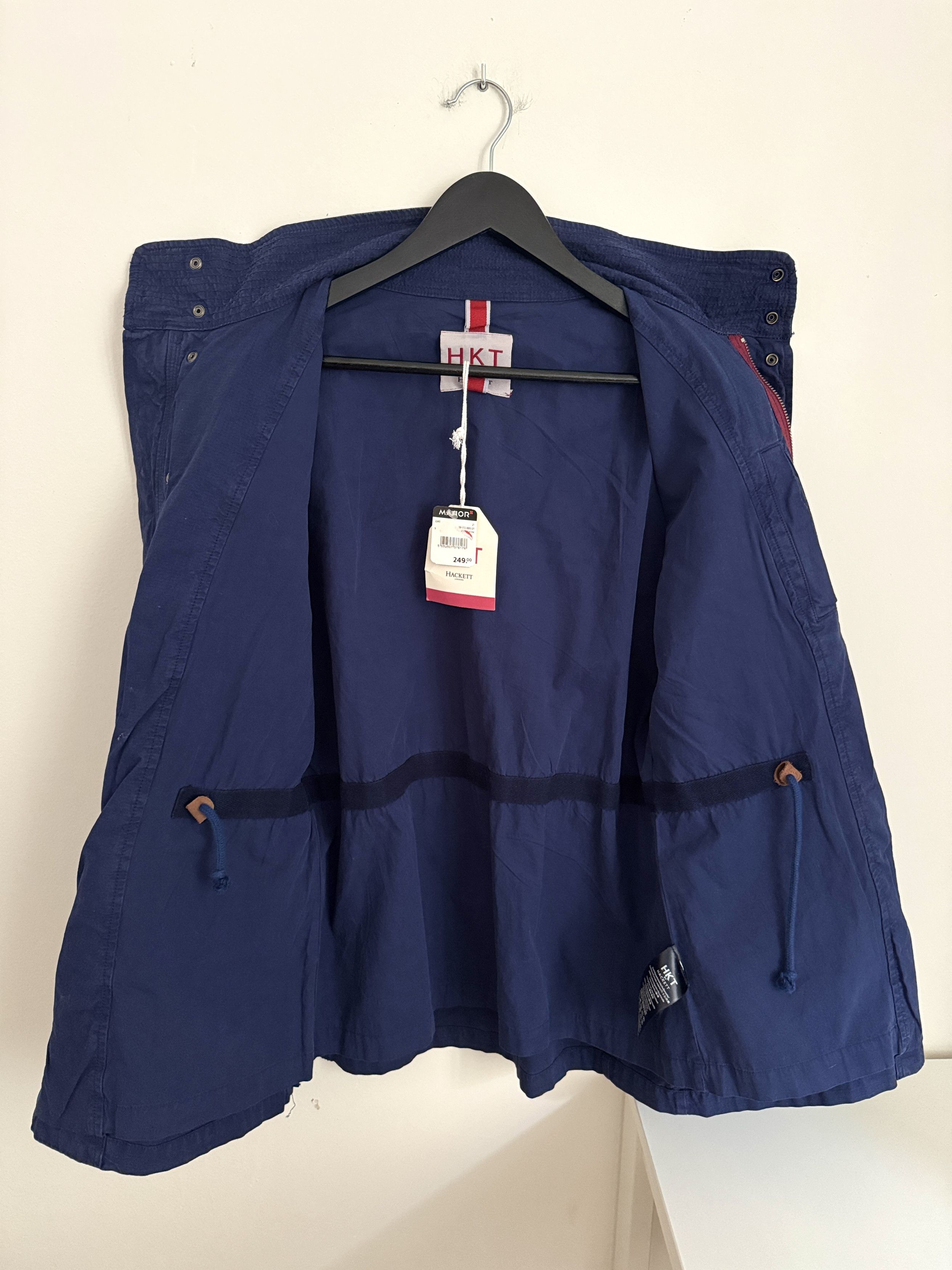 Hackett Hackett HKT London Cotton 4 Pocket Velo Jacket Navy S Size US S / EU 44-46 / 1 - 7 Thumbnail