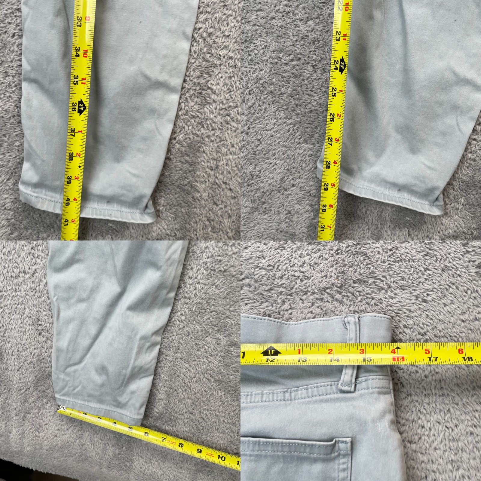Uniqlo Uniqlo Jeans Mens Medium Blue Ultra Stretch Skinny Leg Denim Cotton Stretch Size US 32 / EU 48 - 8 Thumbnail