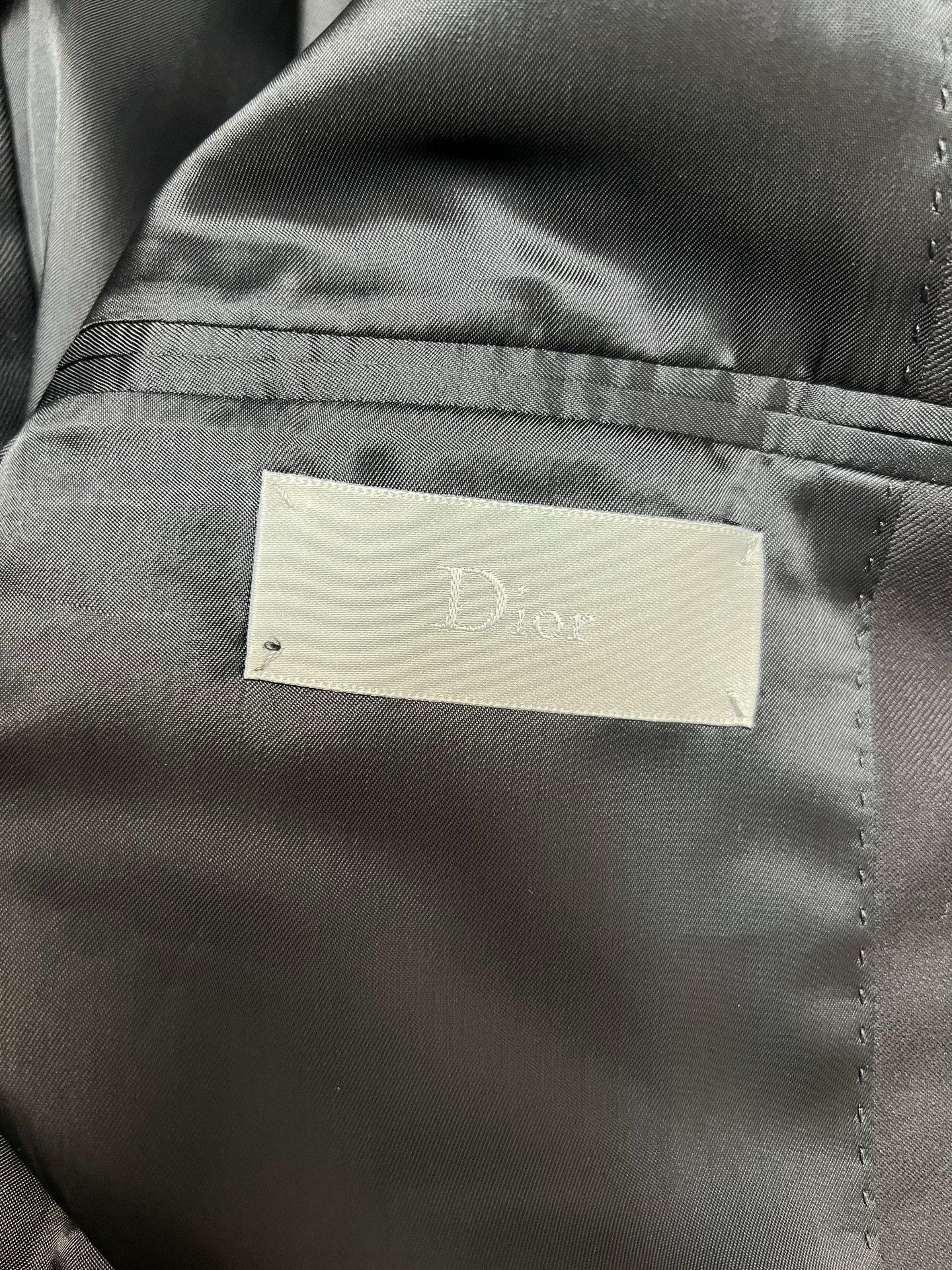 Dior Dior Homme Spring/Summer 2015 Blue Double-Front Black Suit Size 44R - 5 Thumbnail