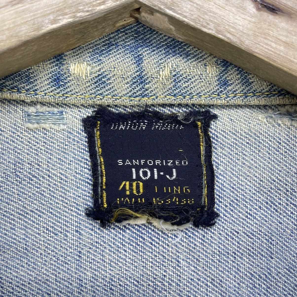 Lee 🔥Vtg 80s Distressed Lee Riders 1O1 Jacket Trucker Denim Size US M / EU 48-50 / 2 - 13 Thumbnail