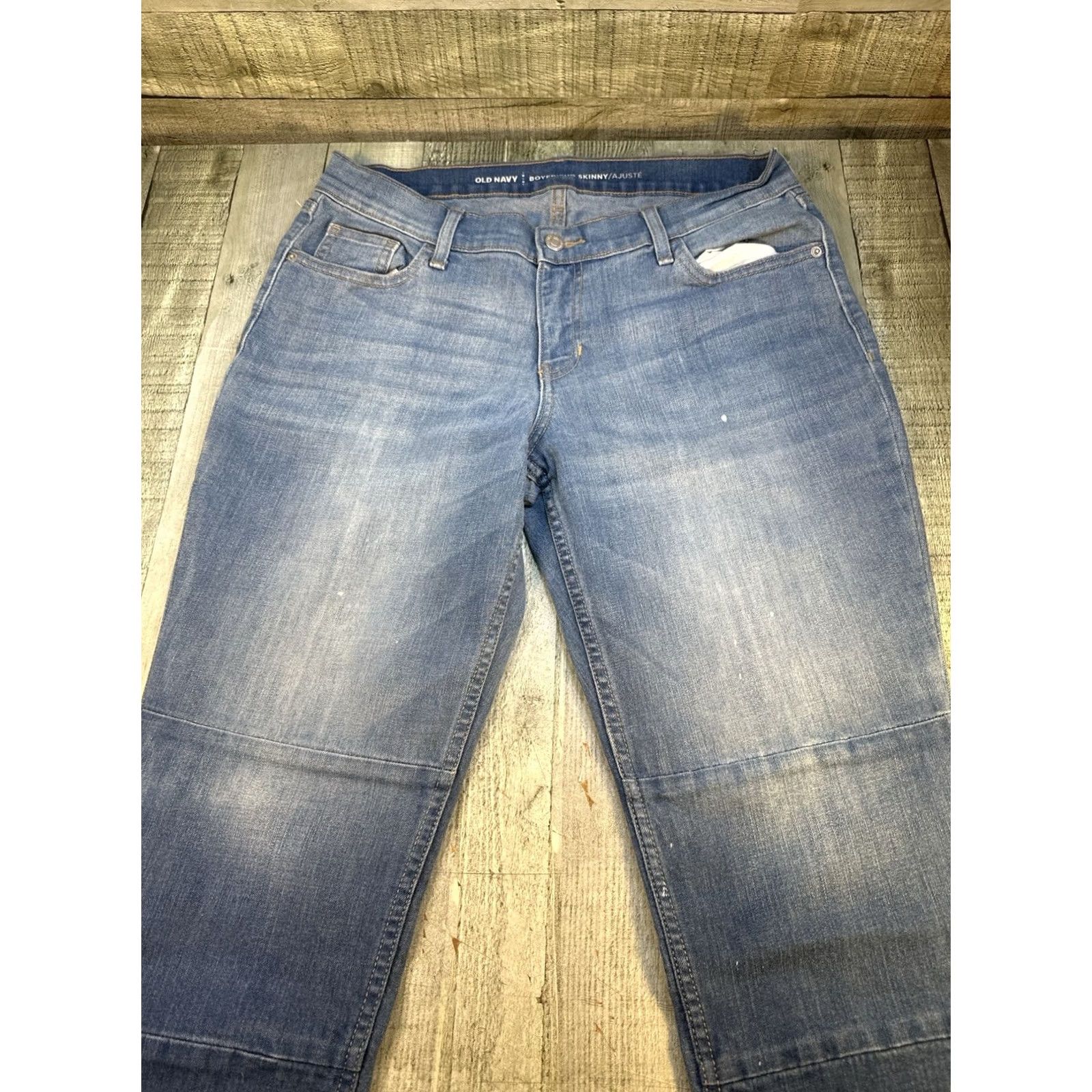 Old Navy Old Navy Women’s Boyfriend Skinny Jeans Size 10 Light Wash Stretch Denim Jeans Blue Regular Women’s 10 Light Wash Stretch Denim Boyfriend Skinny Size 32" / US 10 / IT 46 - 2 Thumbnail
