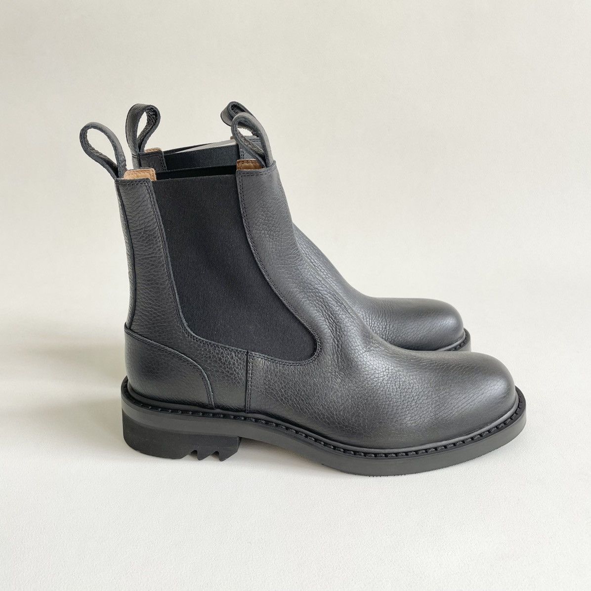 Dries Van Noten Black Tumbled Leather Boots Size US 8 / EU 41 - 18 Thumbnail