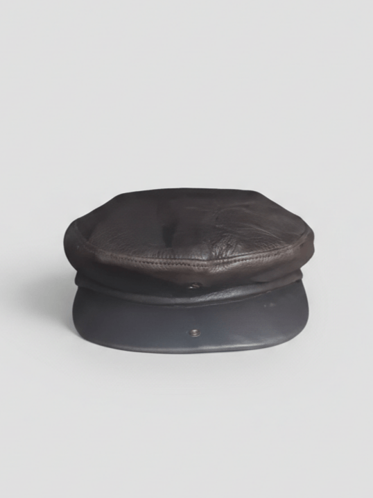 Vintage Vintage 80s Orvis Deerskin Leather Flat Cap Size ONE SIZE - 4 Thumbnail