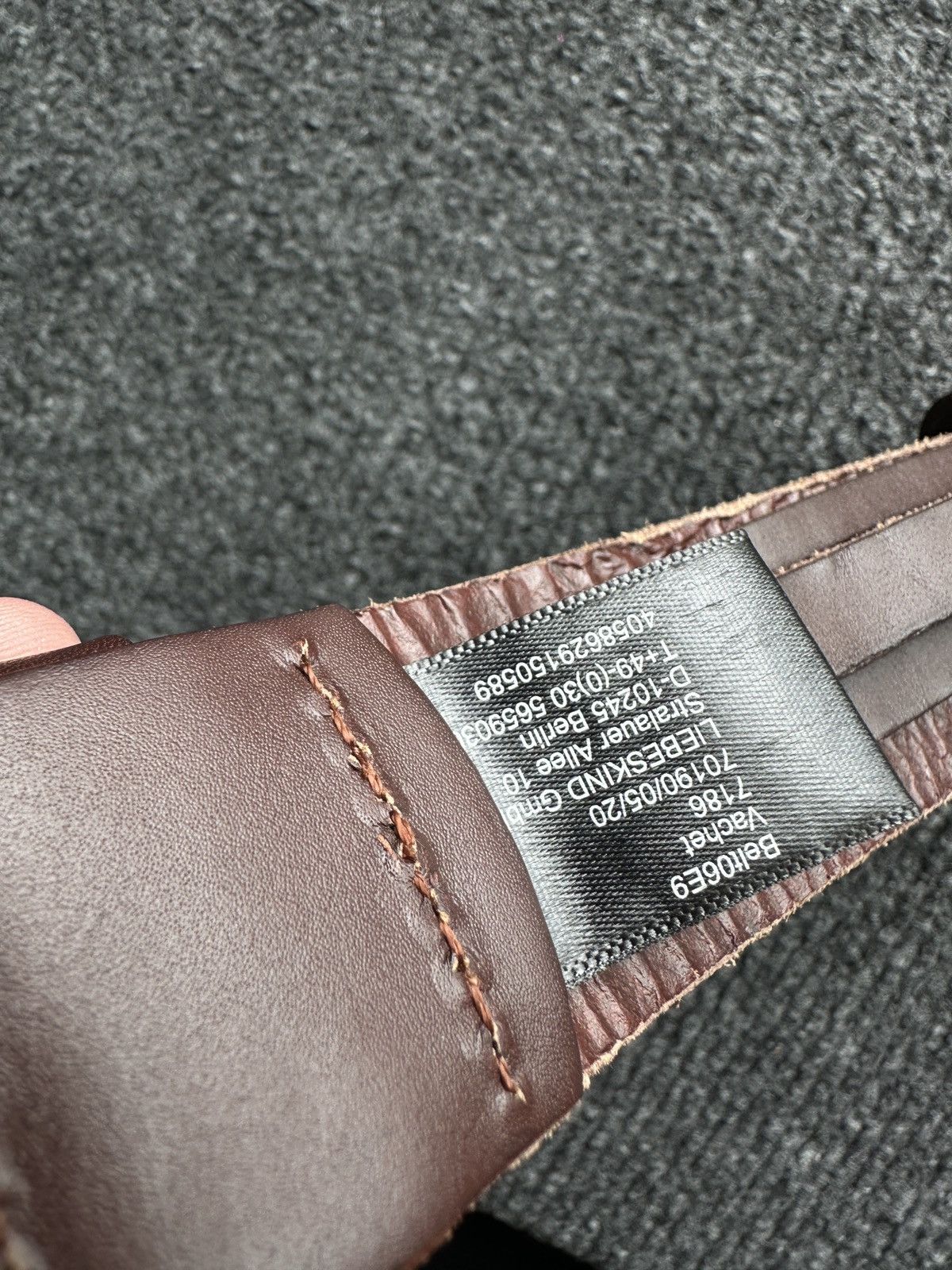 LIEBESKIND BERLIN 🚨 RARE VINTAGE LIEBESKIND BERLIN BROWN LEATHER BELT Size ONE SIZE - 8 Thumbnail