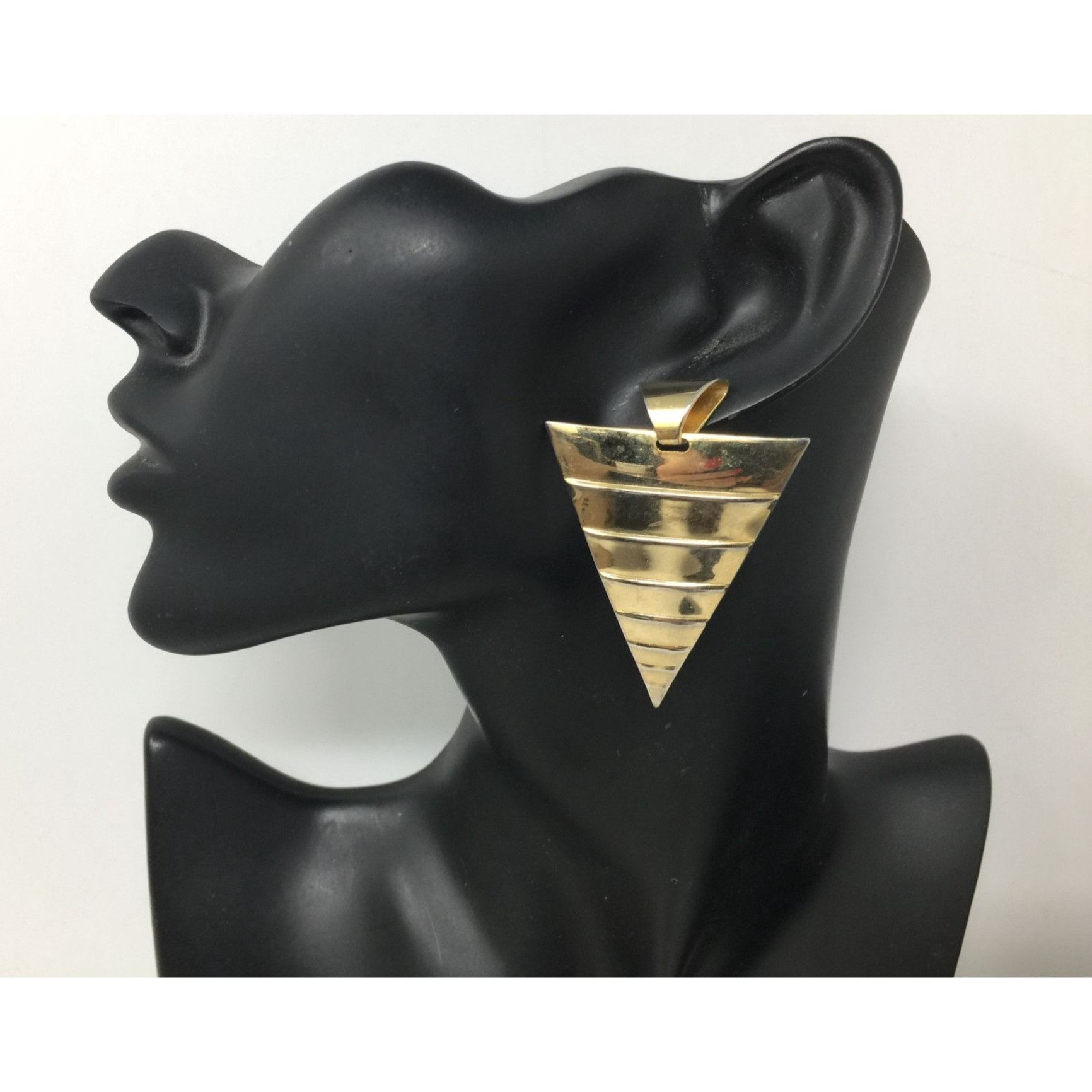 Other Women's Triangle Shaped Gold tone Dangle Earrings Size ONE SIZE - 1 Thumbnail
