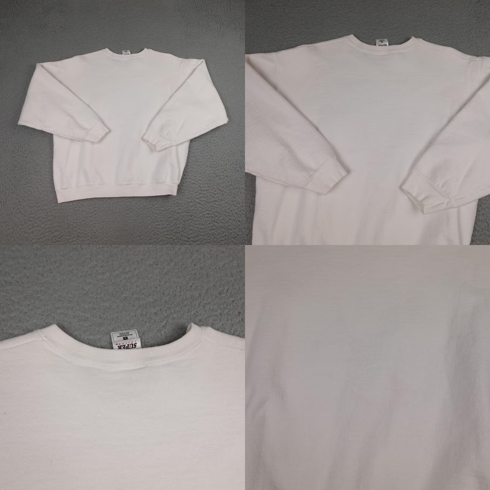 Fruit Of The Loom VINTAGE Chicago Sweatshirt Mens L White Graphic Pullover Crewneck 90s Fruit of the Loom Shirt Mens Size US L / EU 52-54 / 3 - 8 Thumbnail