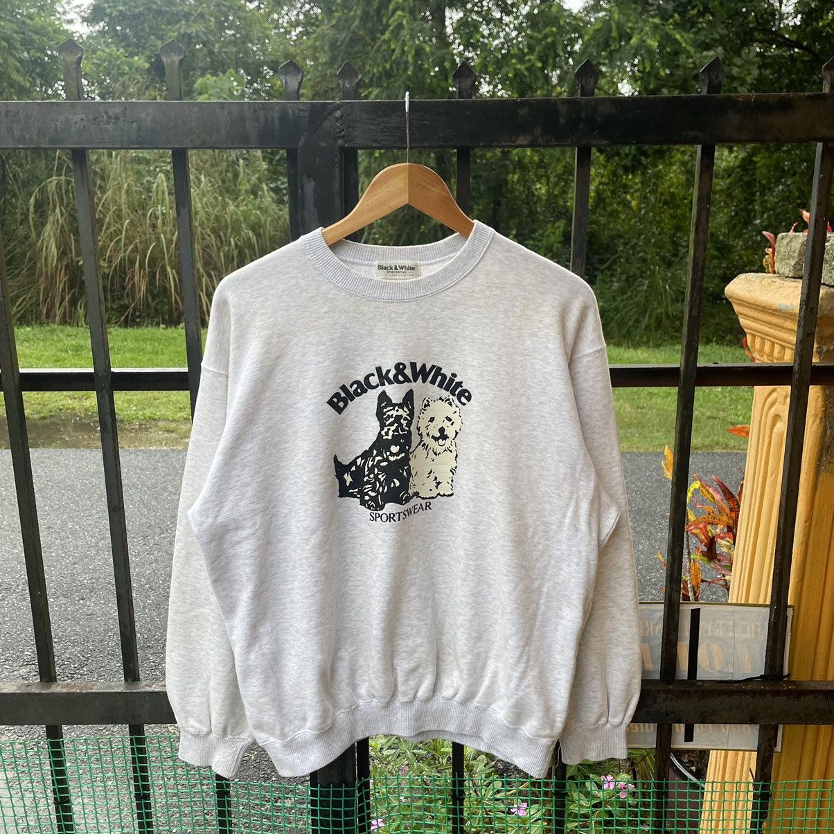 Japanese Brand × Vintage 🔥🔥Vintage Black & White Animal Mirror Print Sweatshirts Size US M / EU 48-50 / 2 - 1 Thumbnail